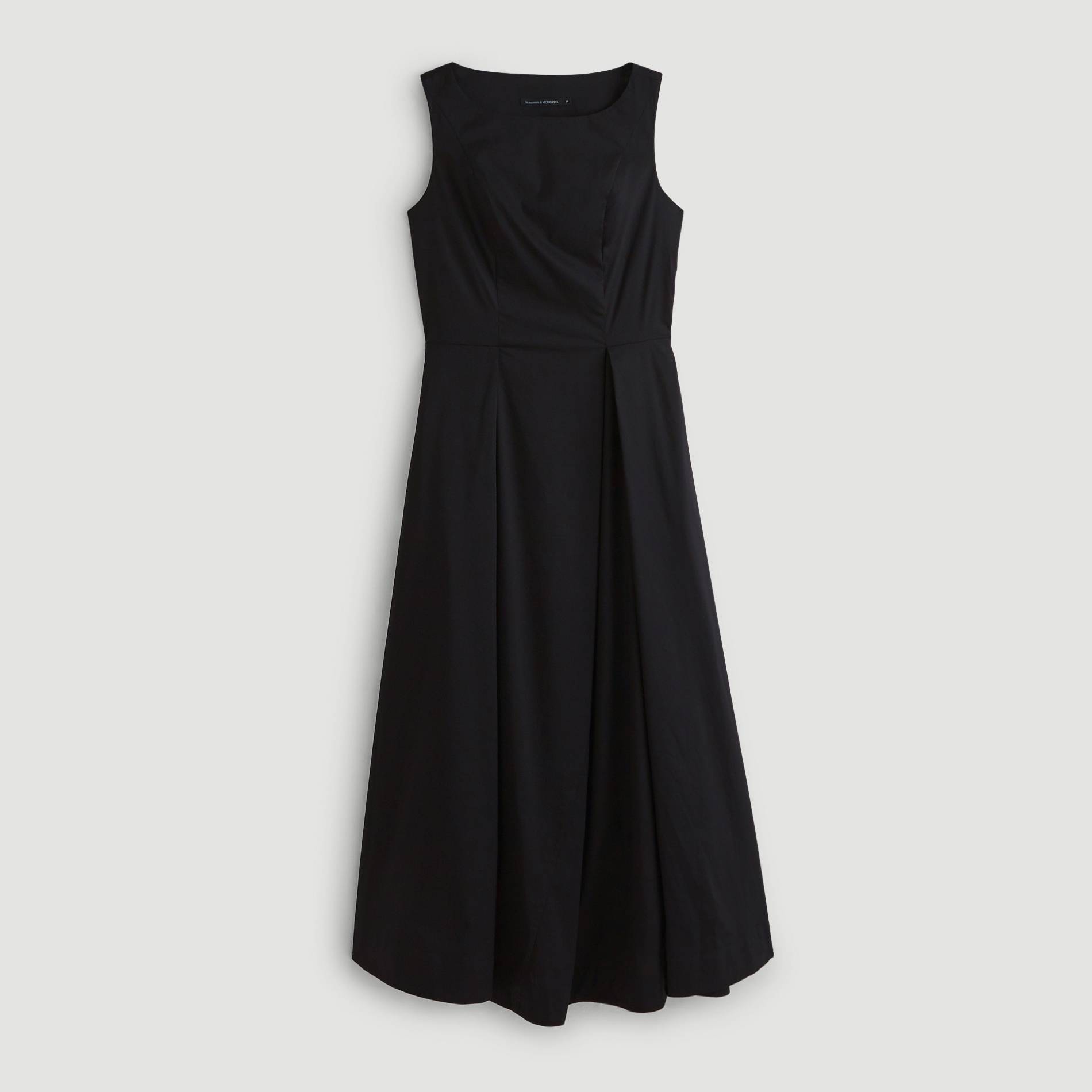 Robe longue sans manches unie, Noir, large image number 2.0
