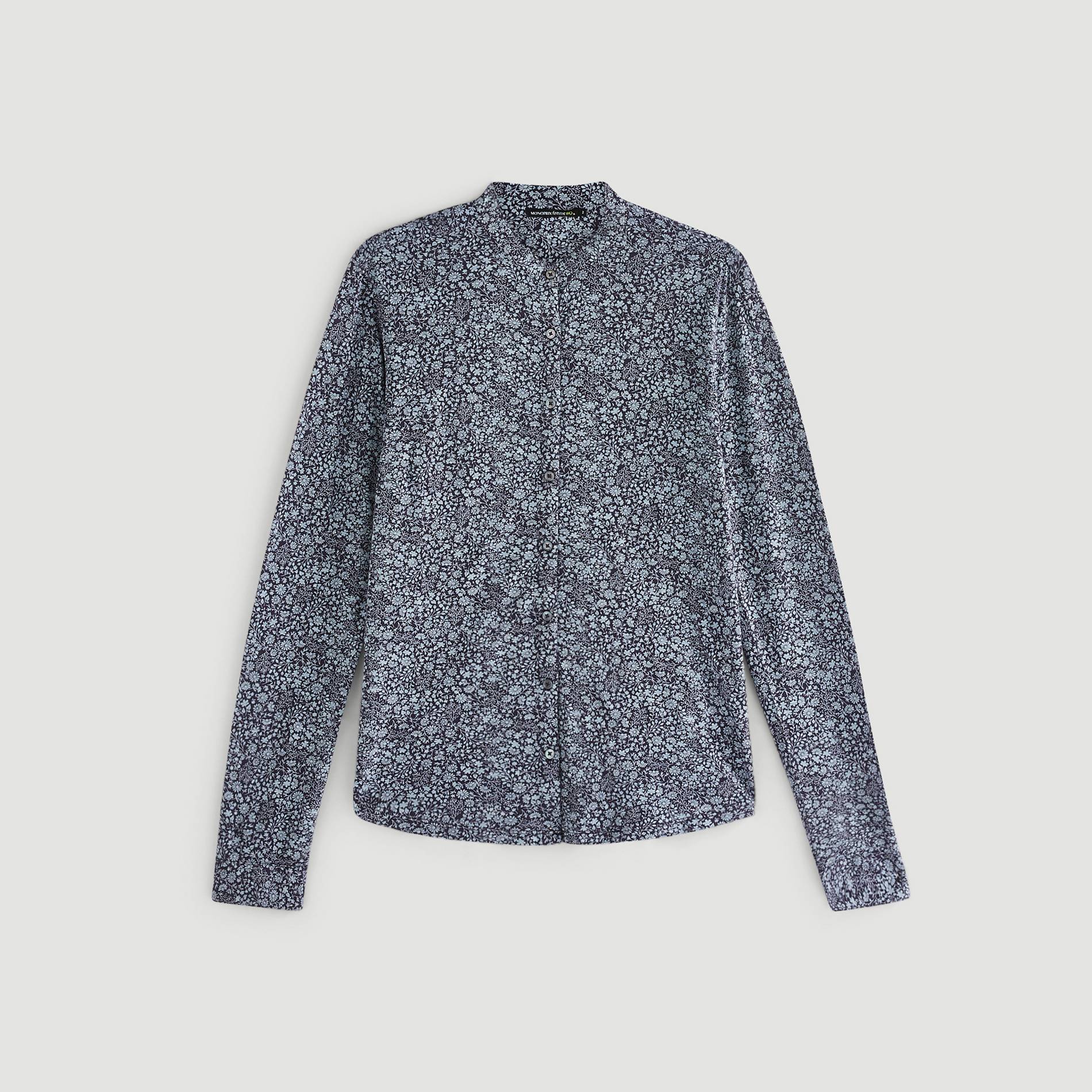 Chemise imprimée, Bleu marine, large image number 2.0