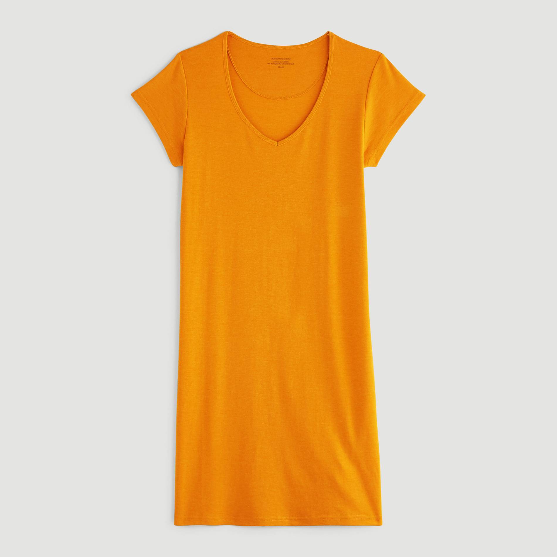 Chemise de nuit en coton BIO, Safran, large image number 2