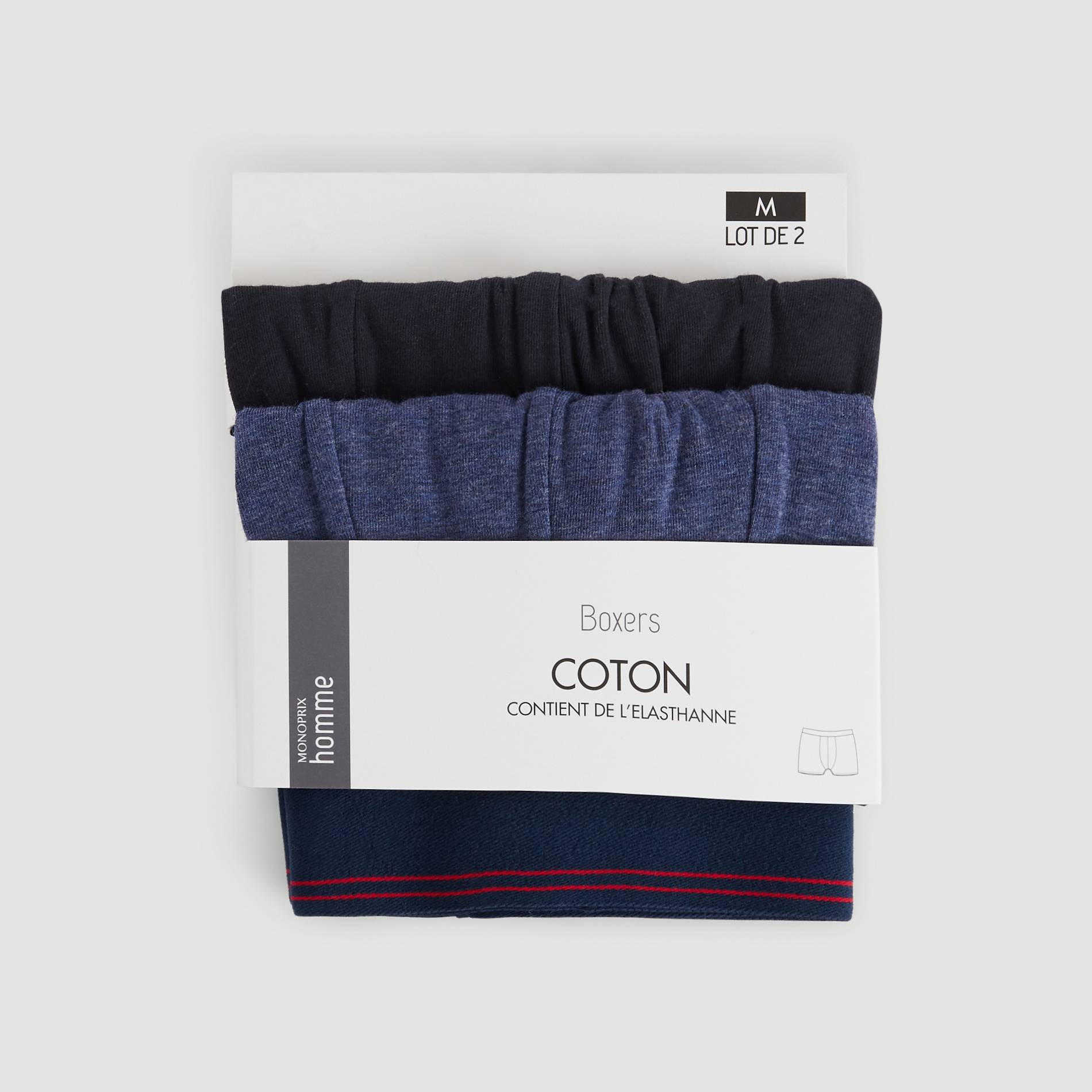 Lot de 2 boxers, Bleu, large image number 1