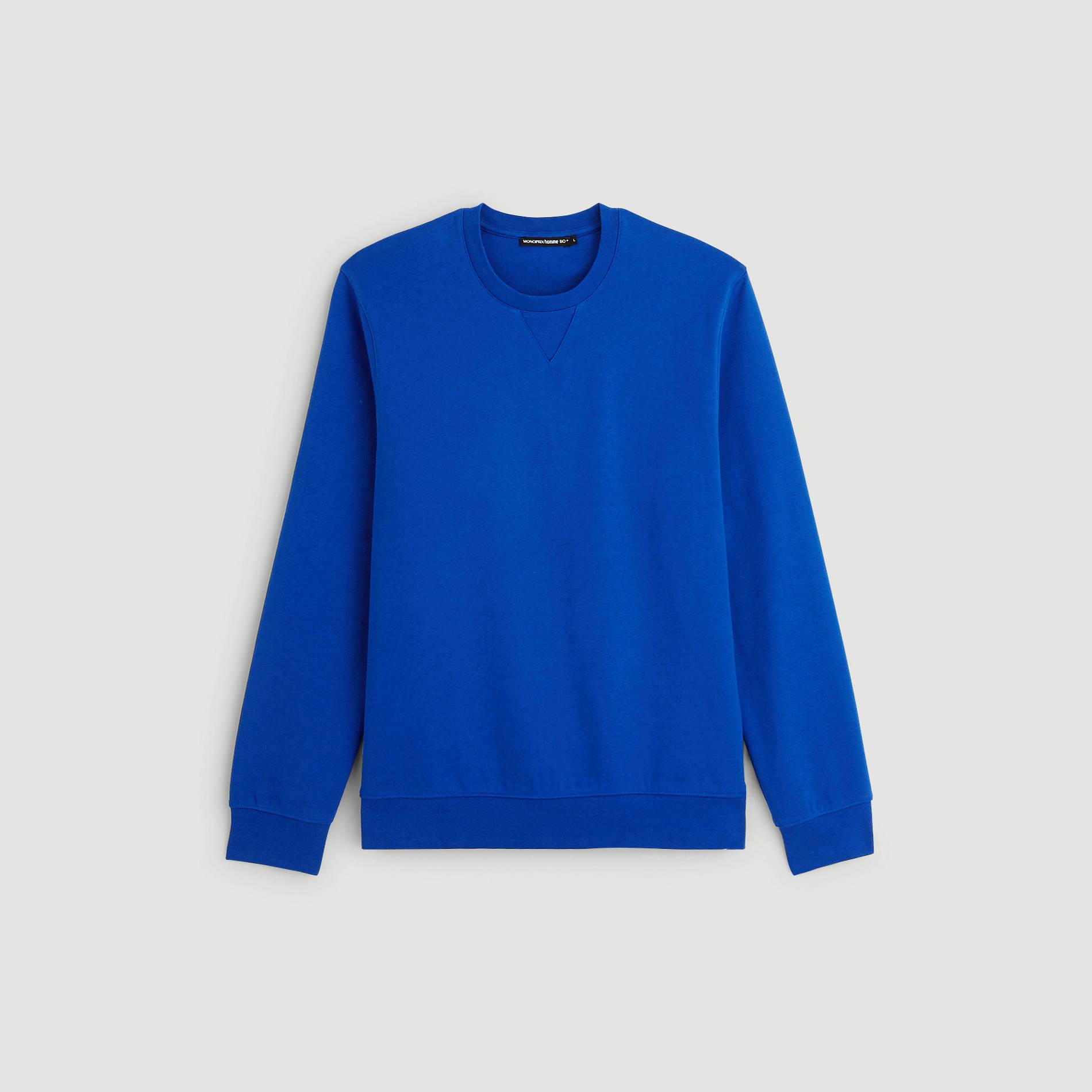 Sweat contenant du coton BIO, Cobalt, large image number 2