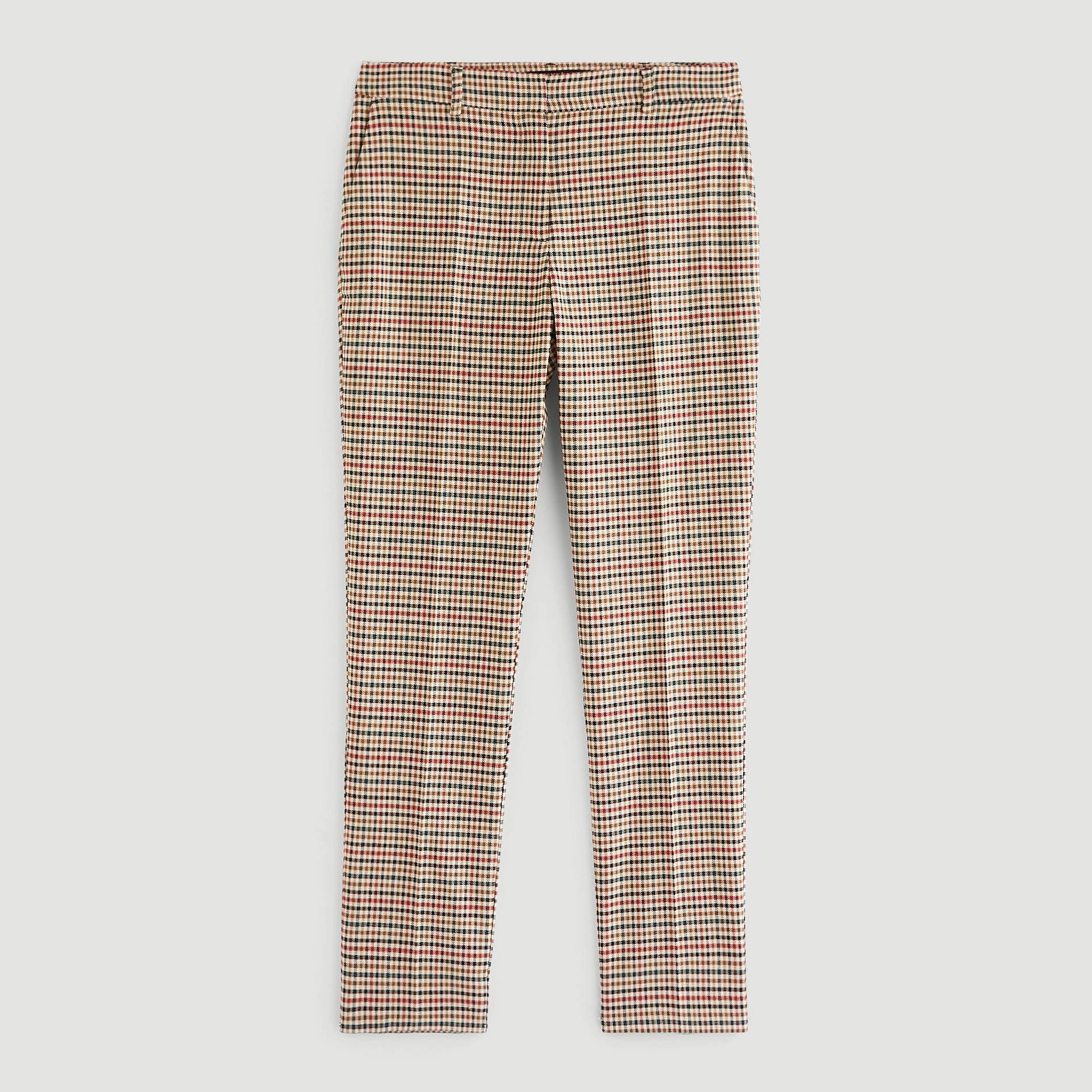 Pantalon de ville à carreaux, Citrouille, large image number 2