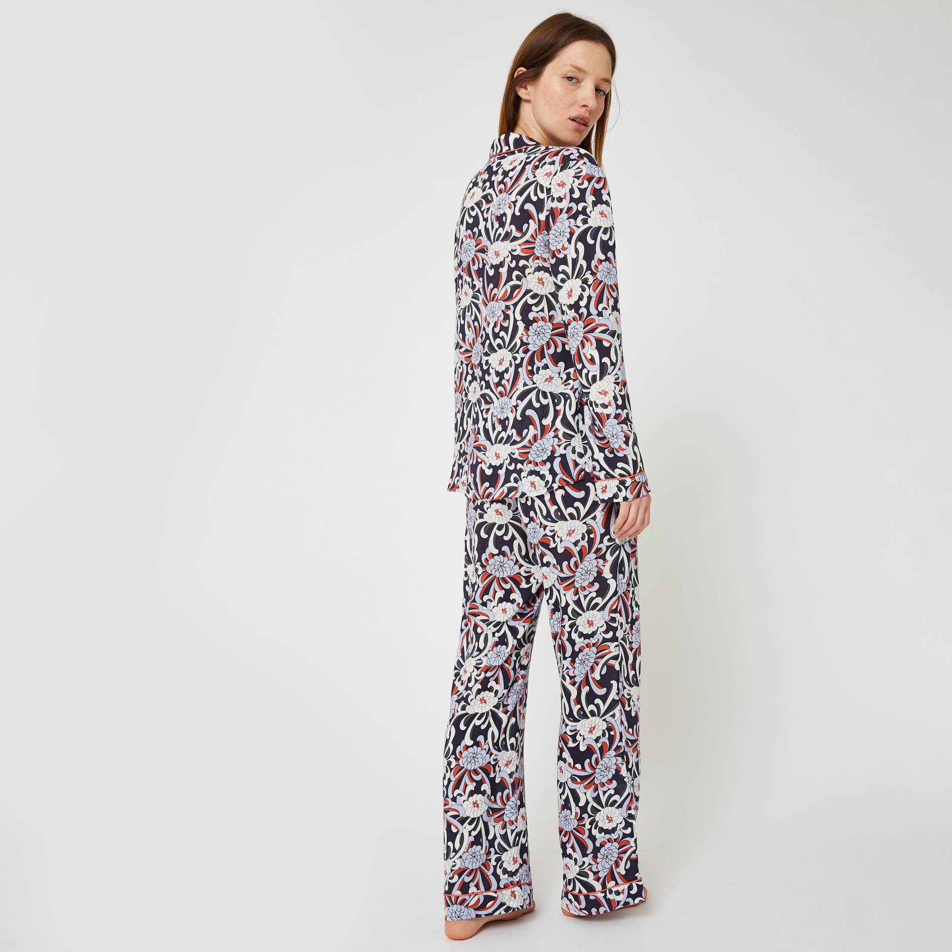 Pantalon de pyjama, Bleu marine, large image number 1