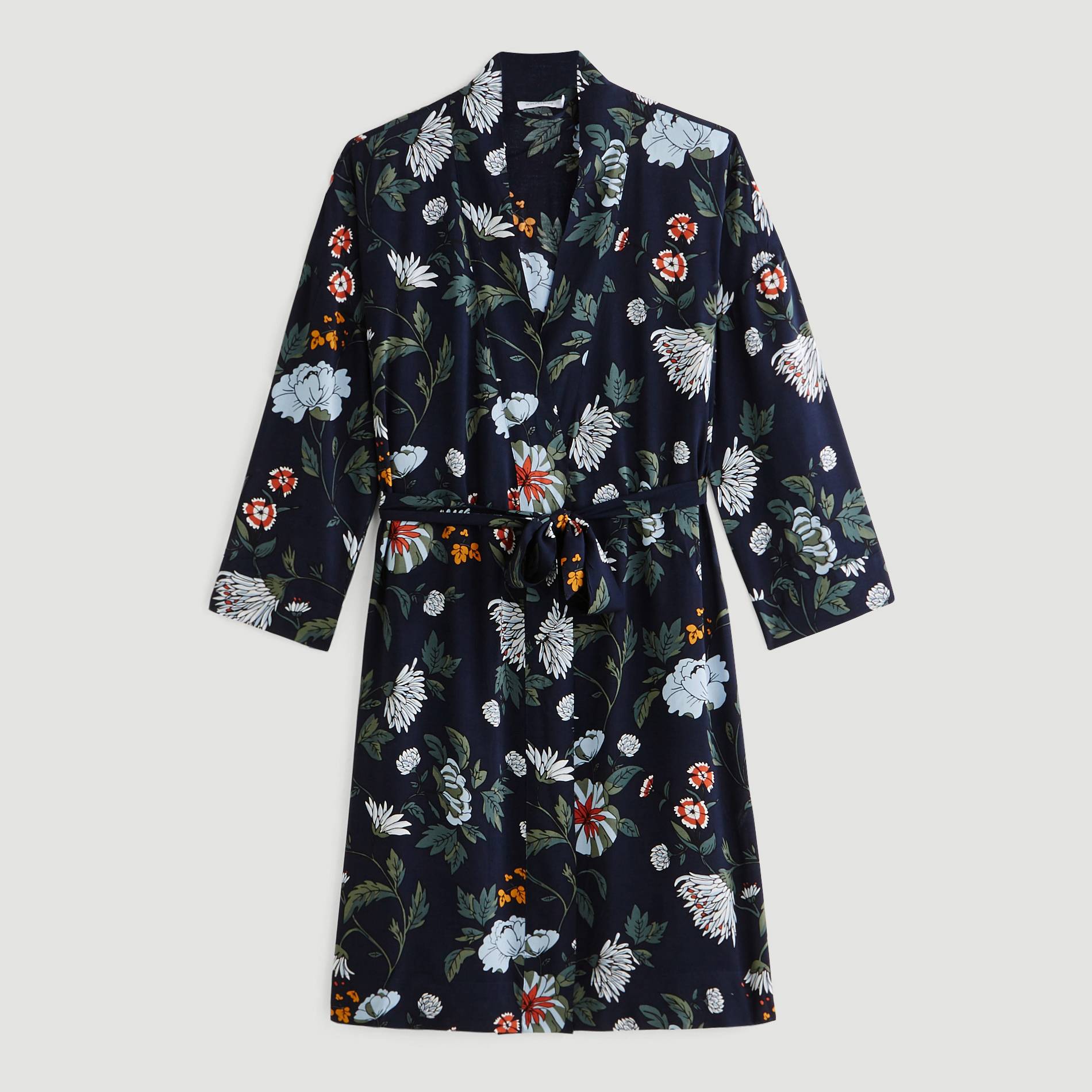 Kimono imprimé, Bleu marine, large image number 2.0