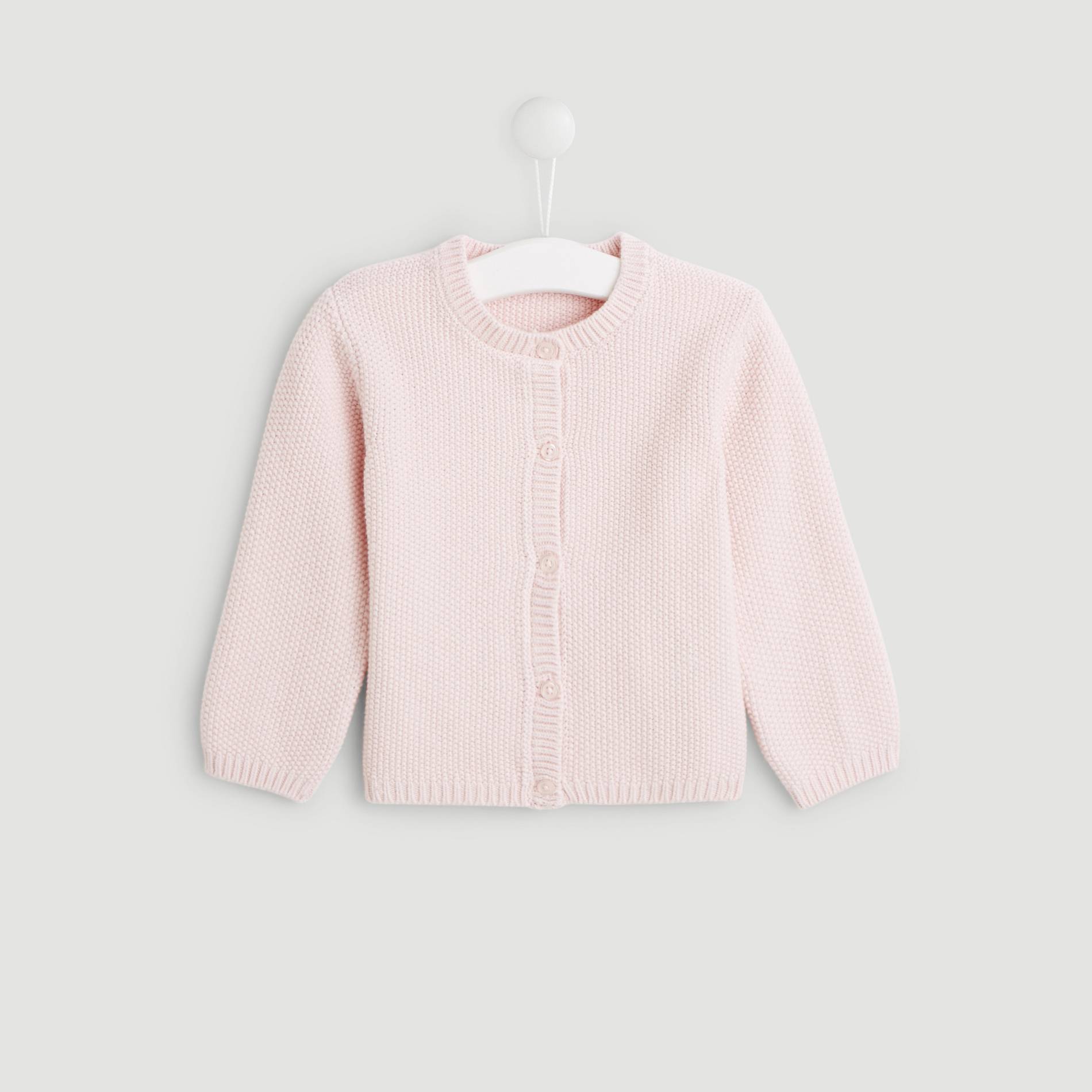 Cardigan - Oeko-Tex ®, Rose pâle, large image number 0.0