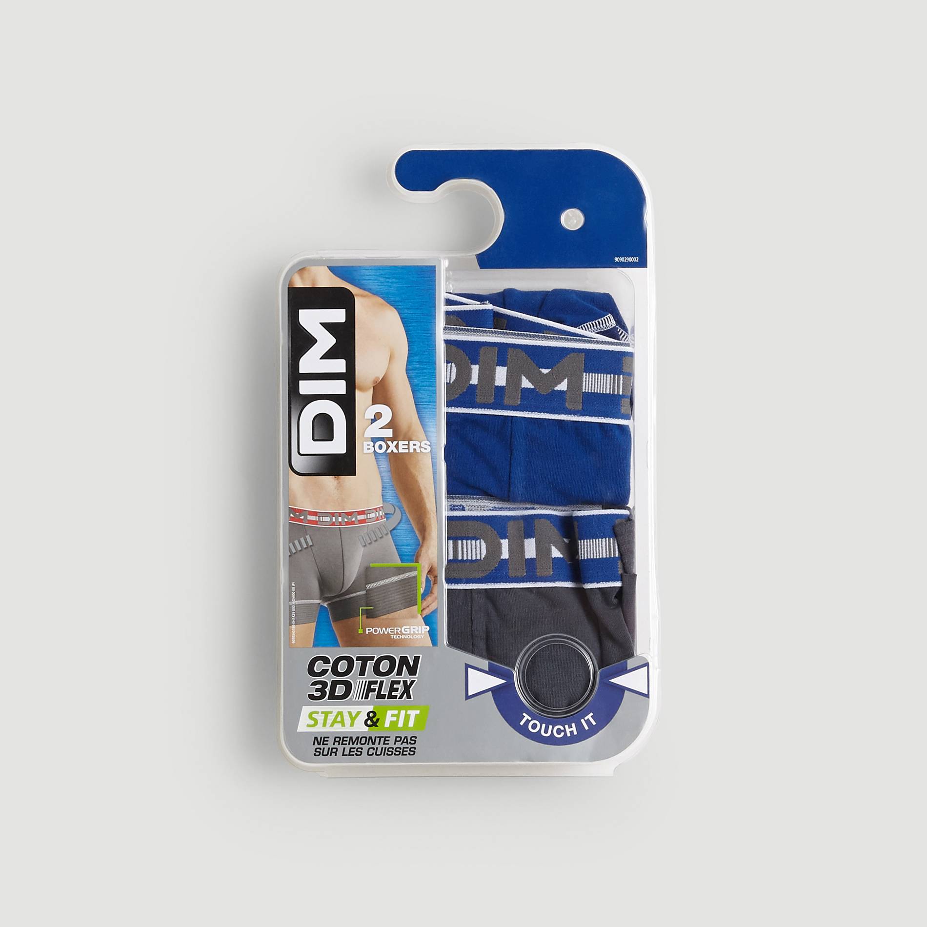Lot de 2 boxers - DIM, Bleu vif, large image number 1.0