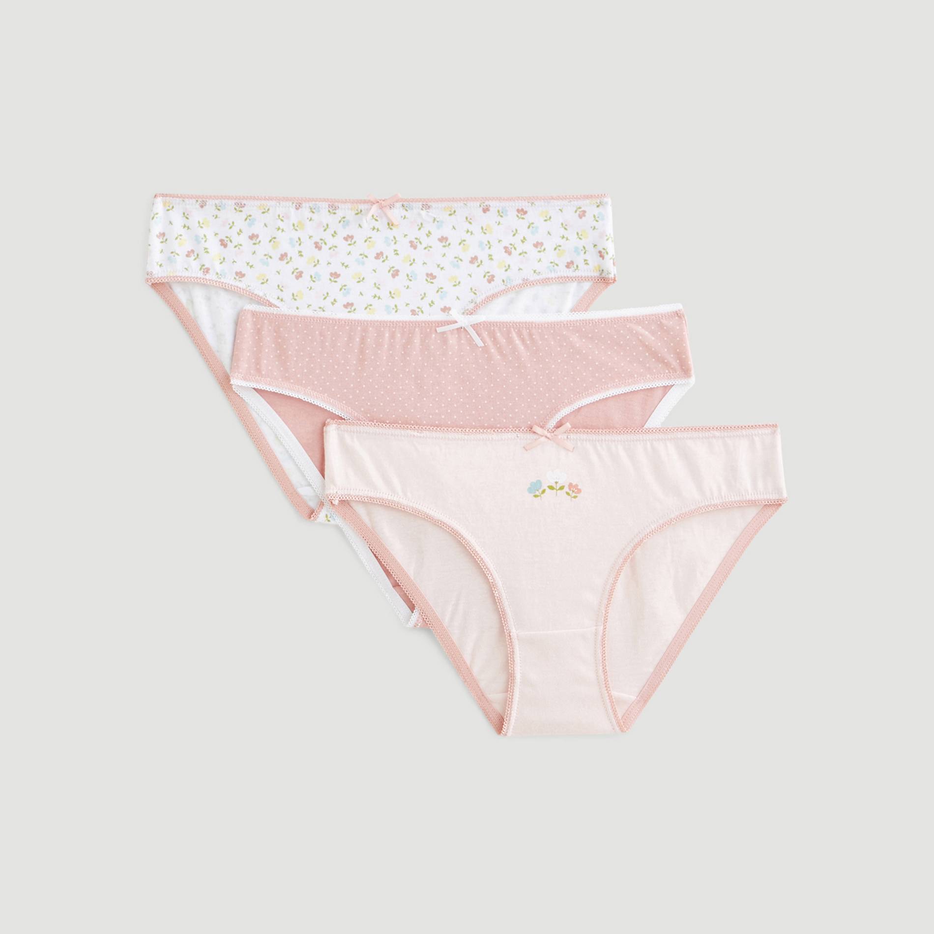 Lot de 3 culottes fantaisie, Blanc, large image number 0