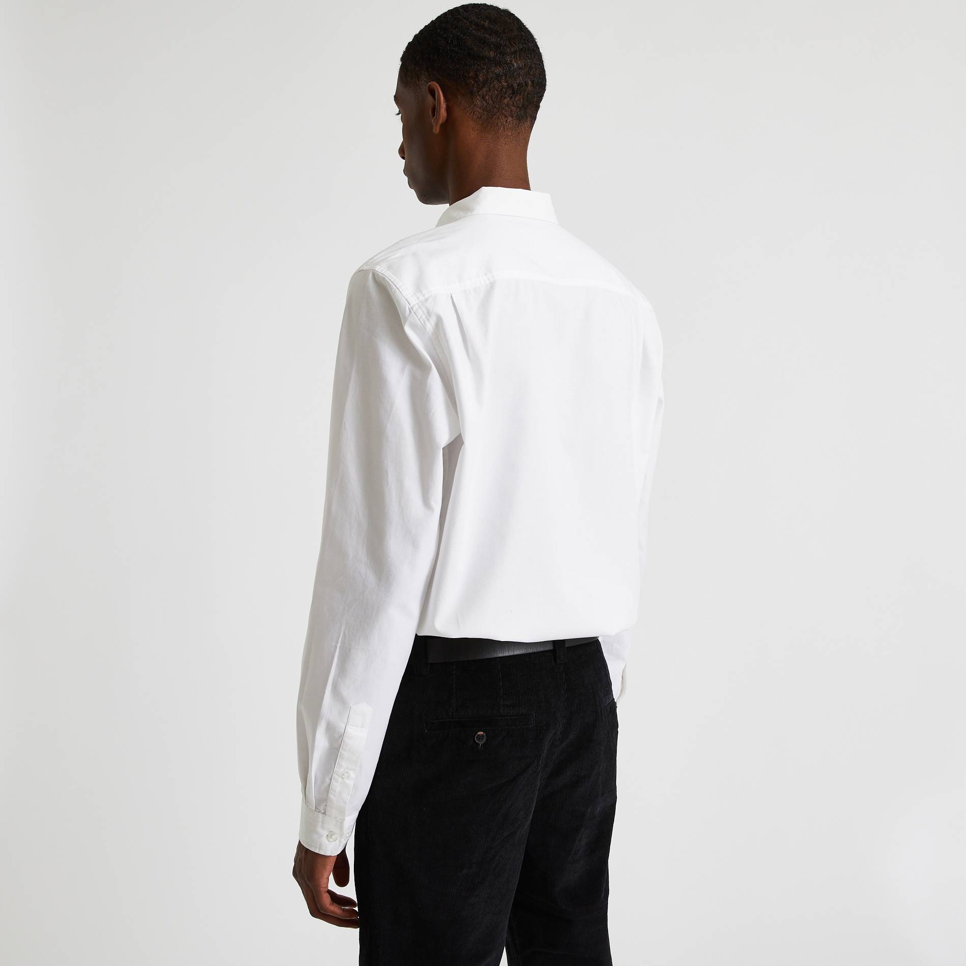 Chemise coupe slim, Blanc, large image number 1.0