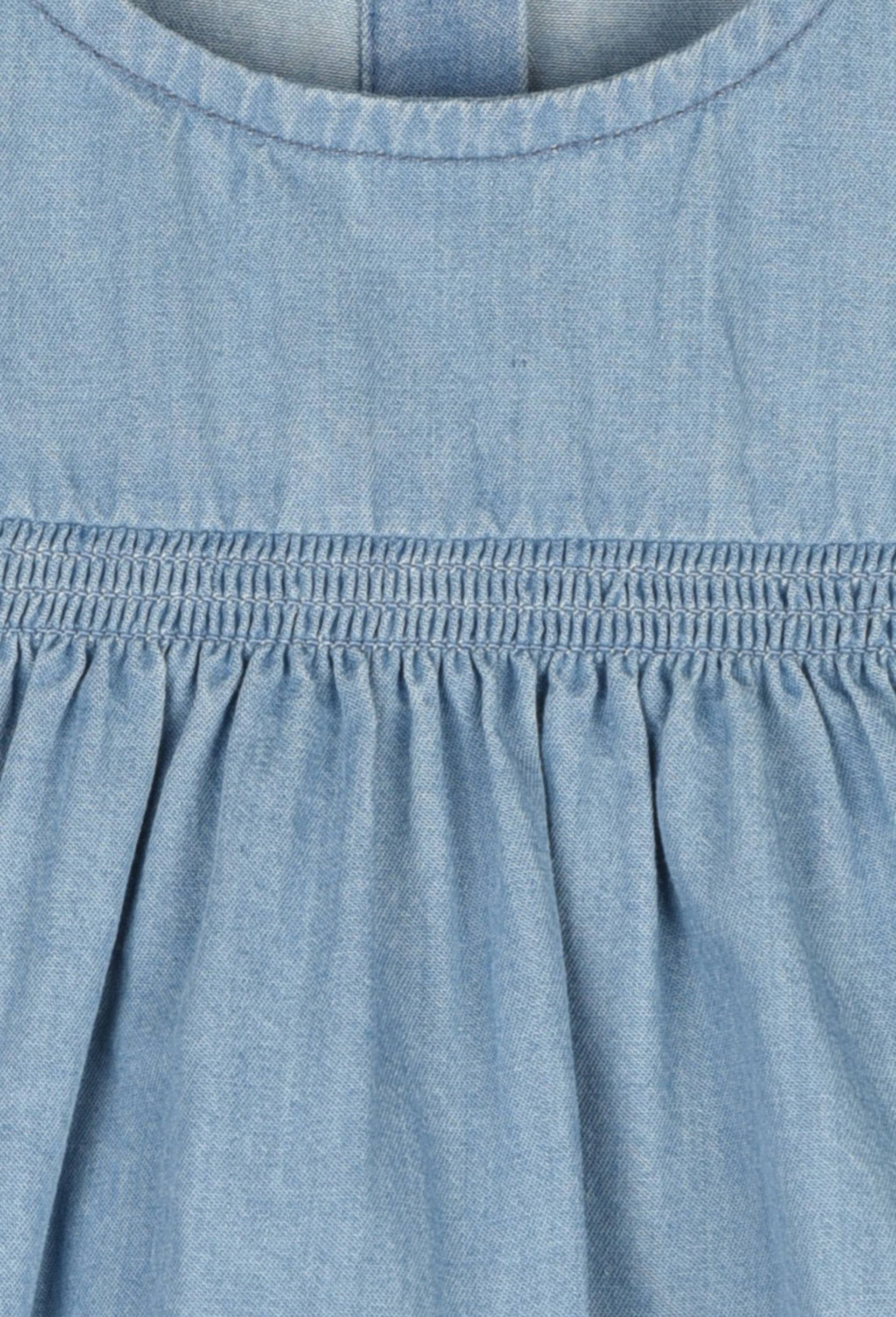 Robe chambray en coton BIO certifiée Oekotex, Bleu, large image number 2.0