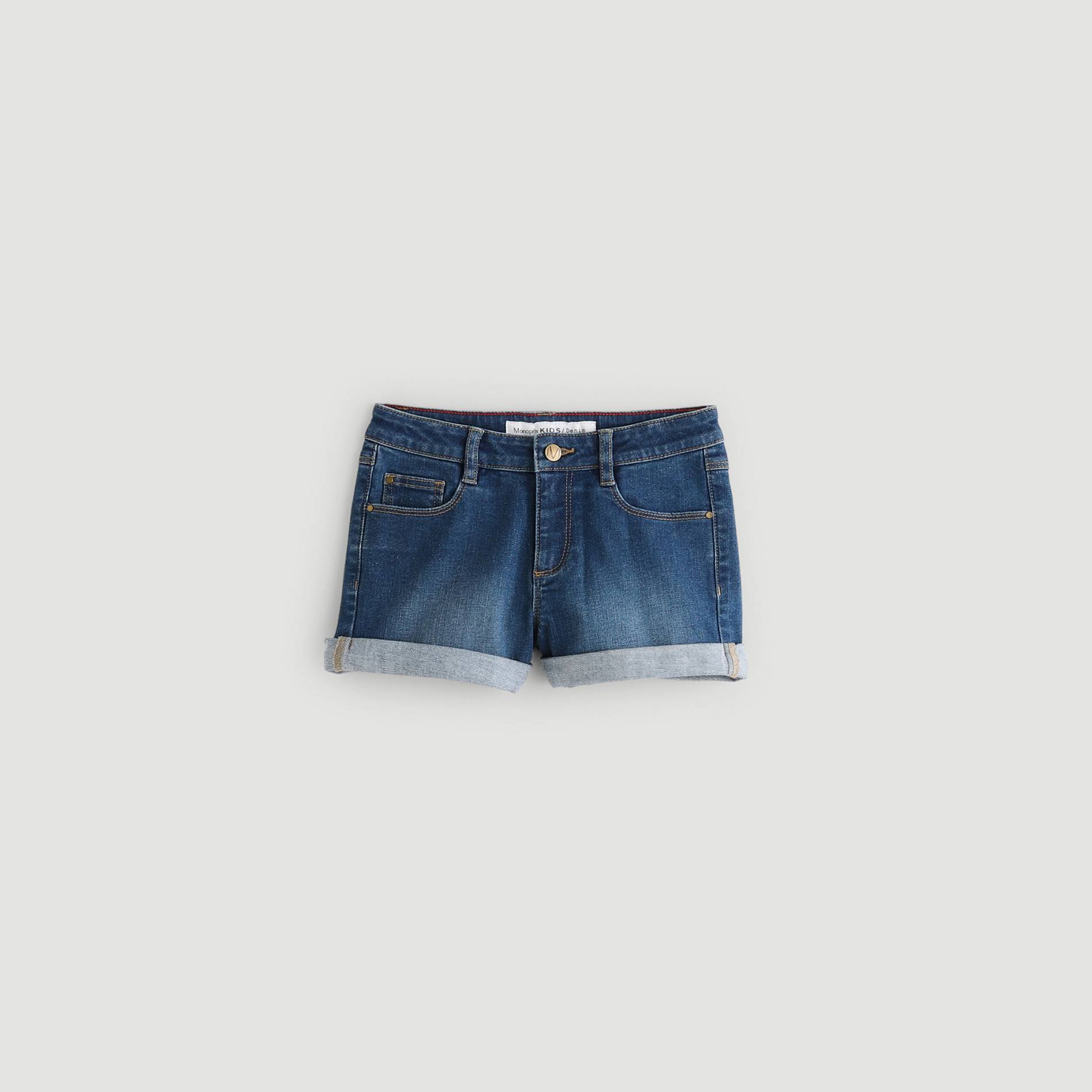 Short denim, Indigo, large image number 0.0