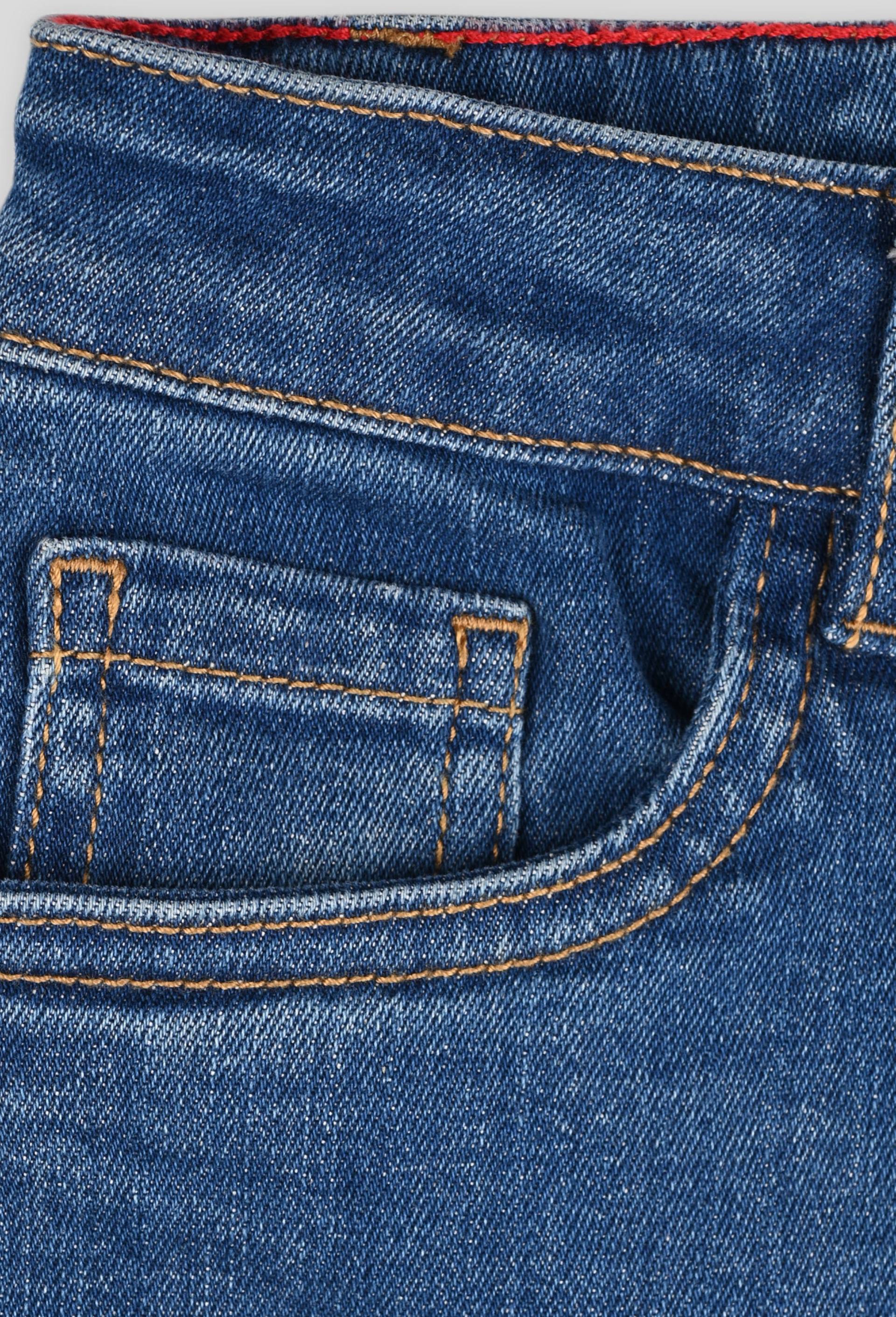 Jean skinny, coton BIo et Oeko-Tex, Bleu foncé, large image number 2.0