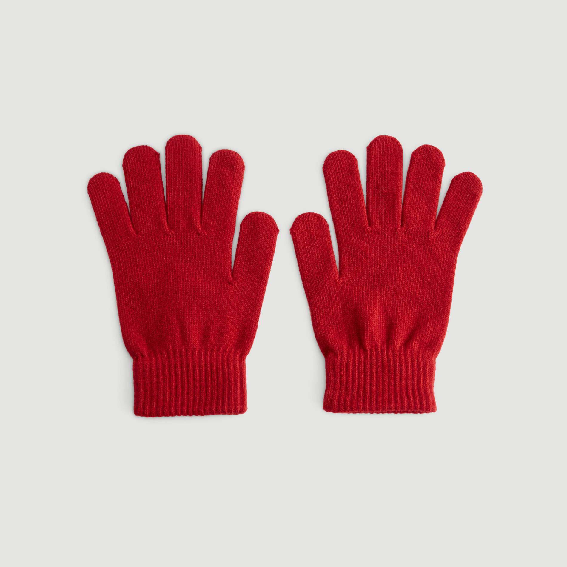 Gants unis, Carmin, large image number 0