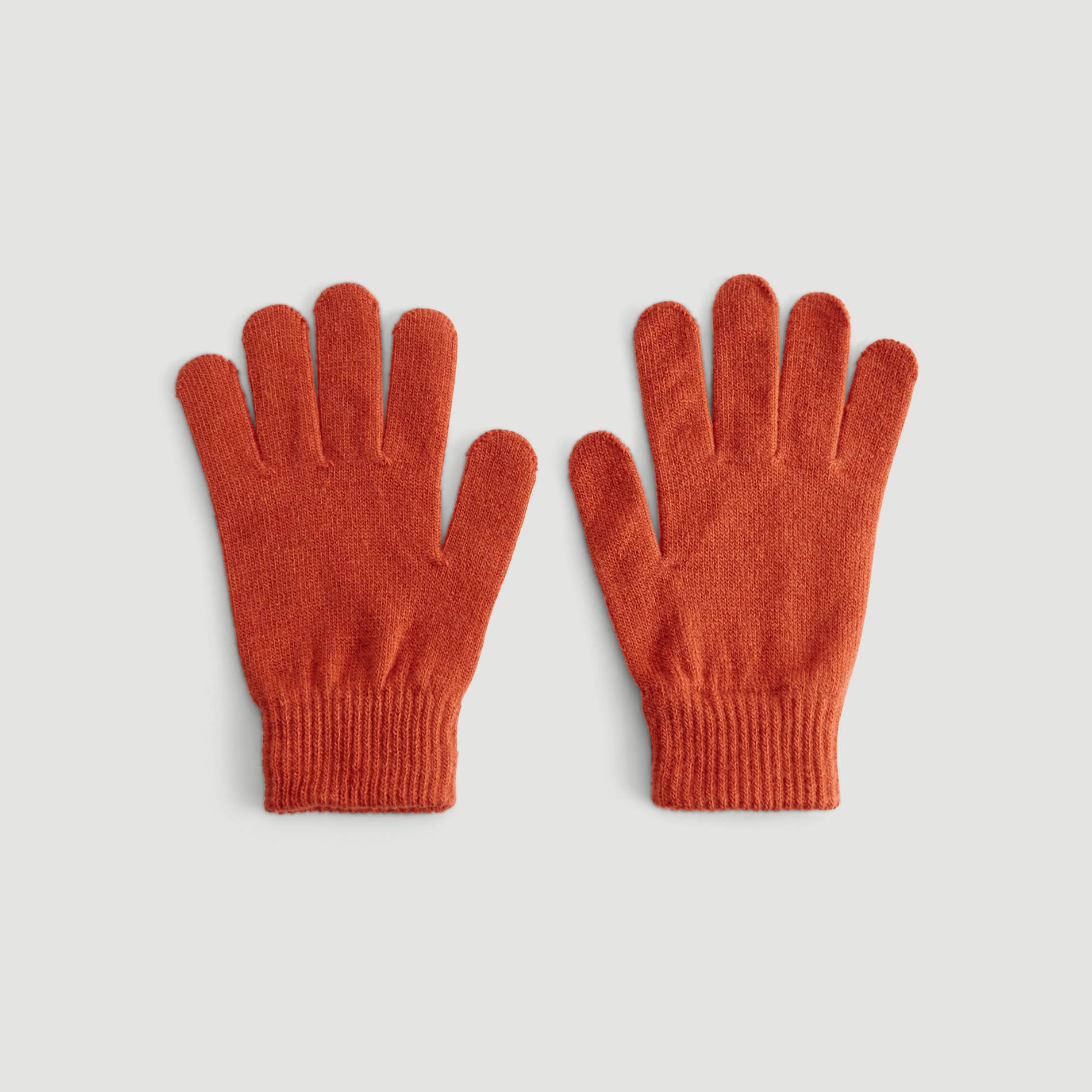 Gants unis, Citrouille, large image number 0.0