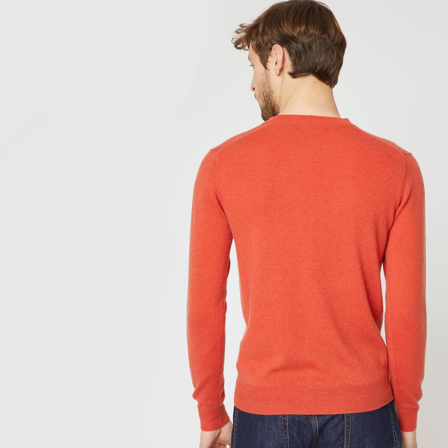 Pull laine et cachemire, Citrouille, large image number 1.0