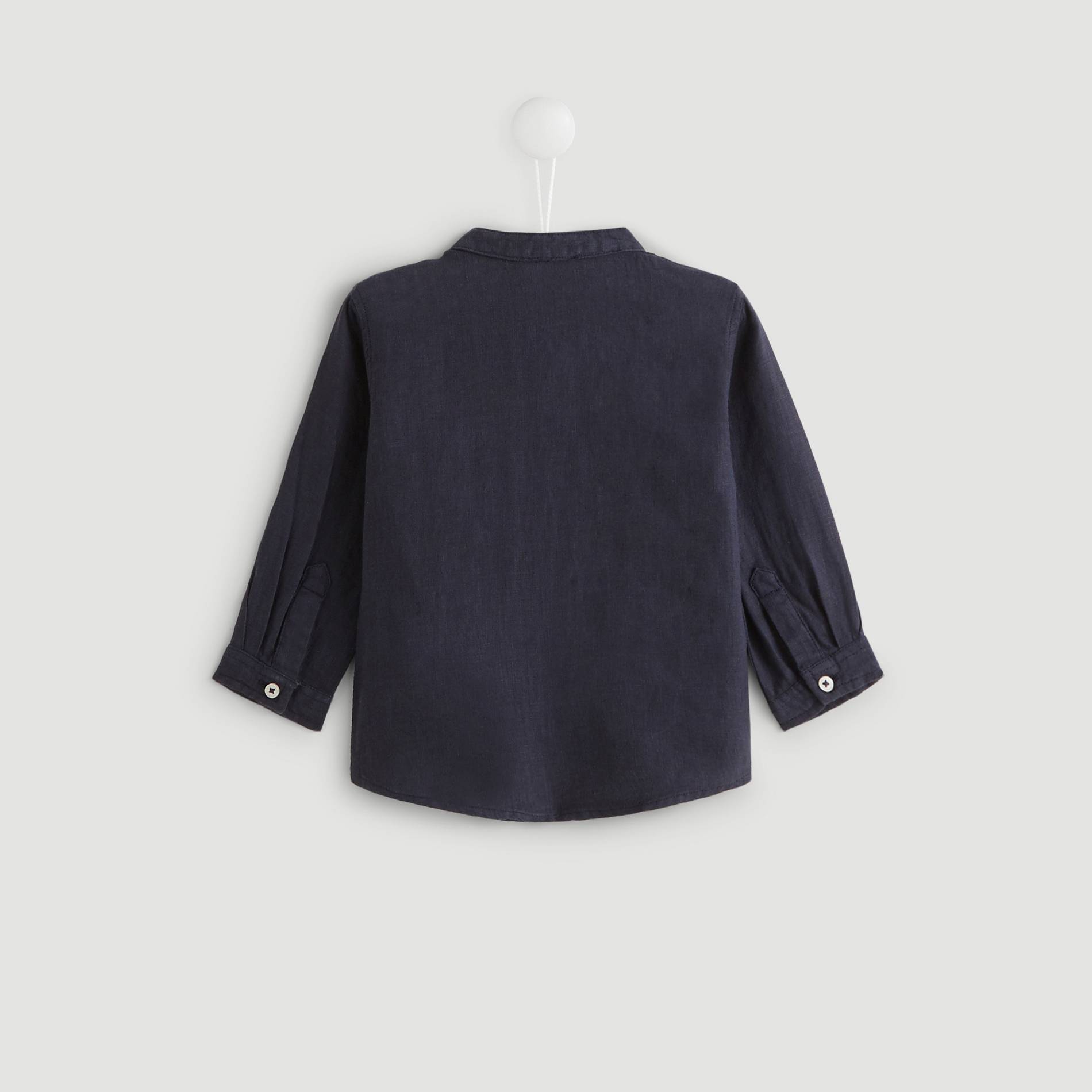 Chemise en lin, Bleu marine, large image number 1.0