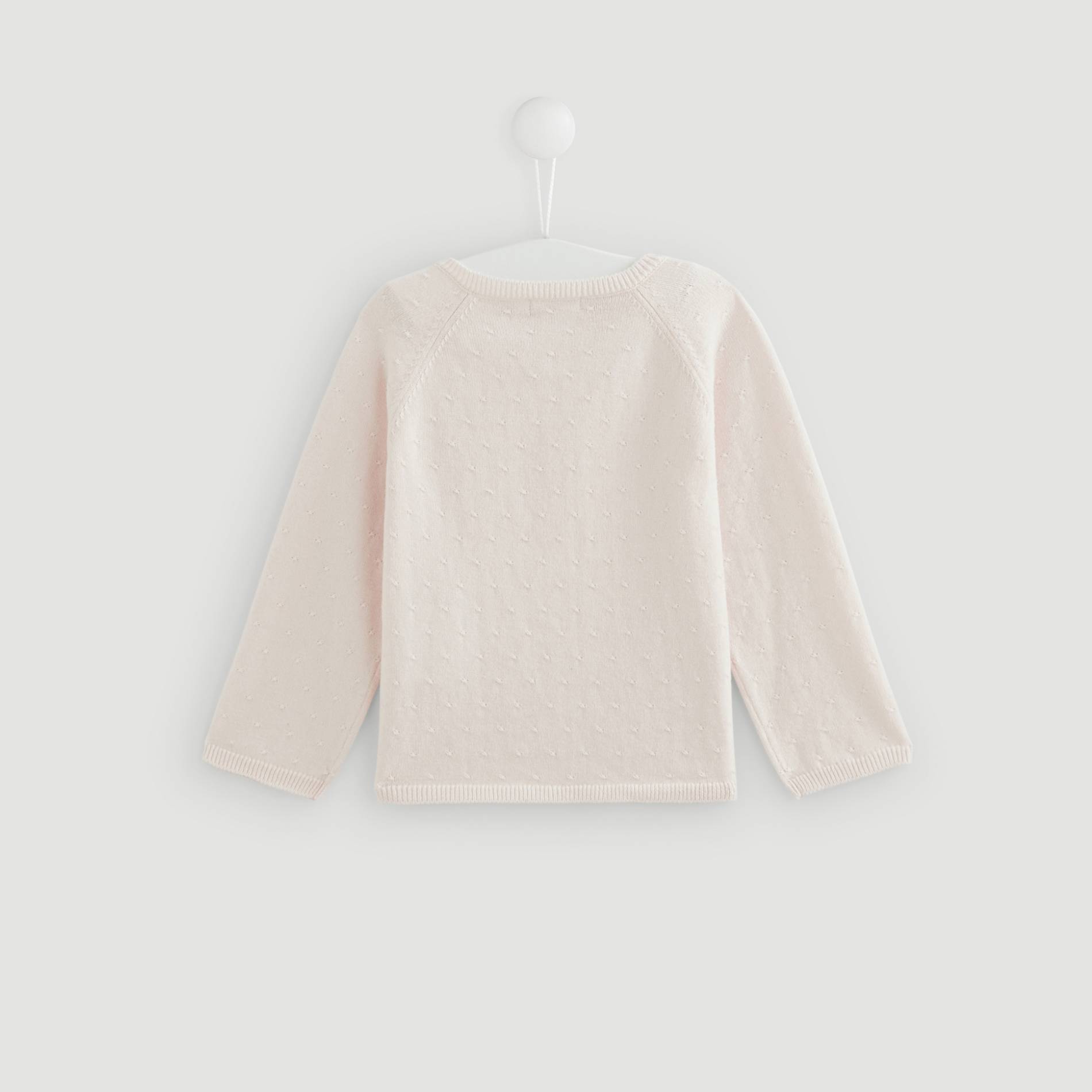 Cardigan en coton BIO, Rose pâle, large image number 1
