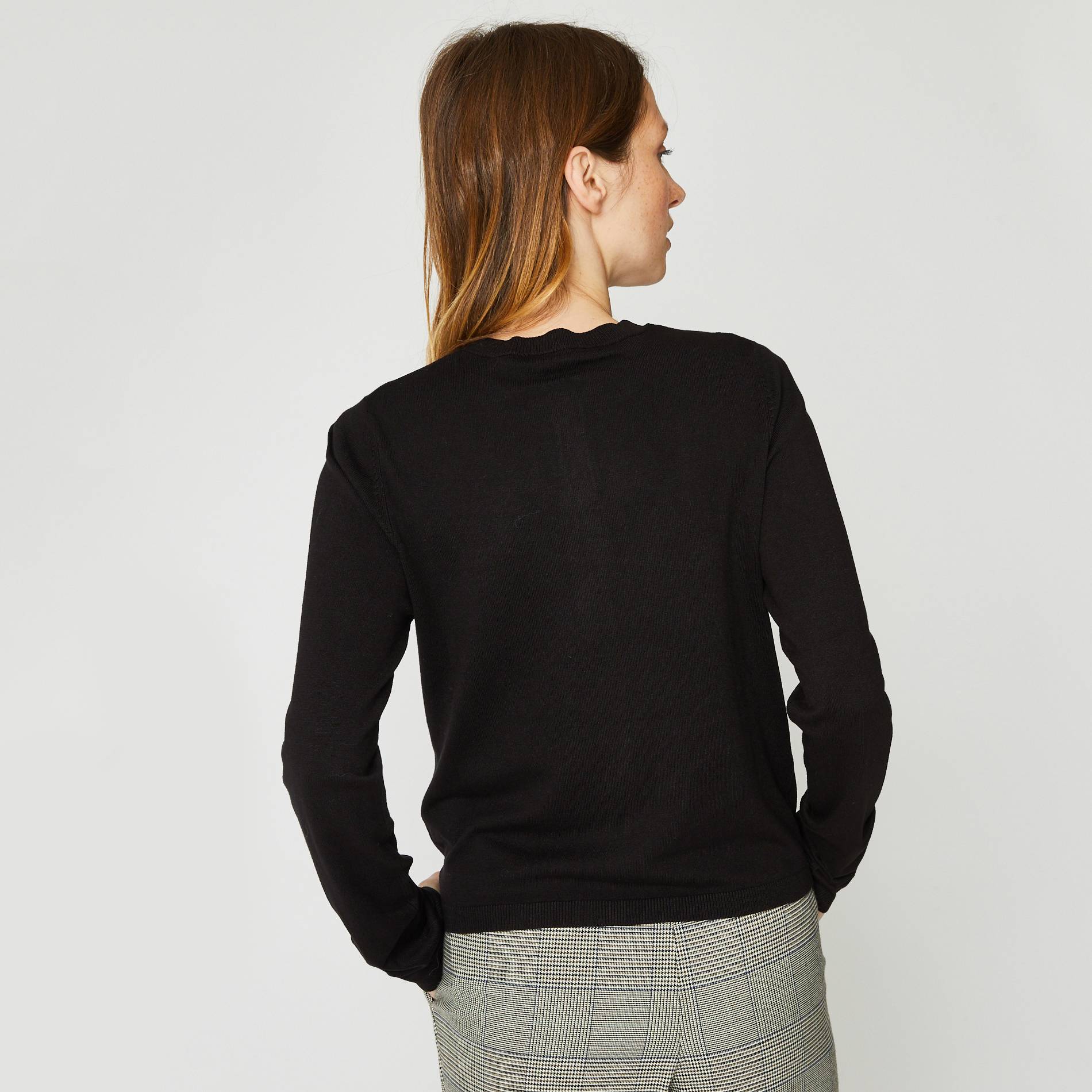 Cardigan manches longues, Noir, large image number 1.0