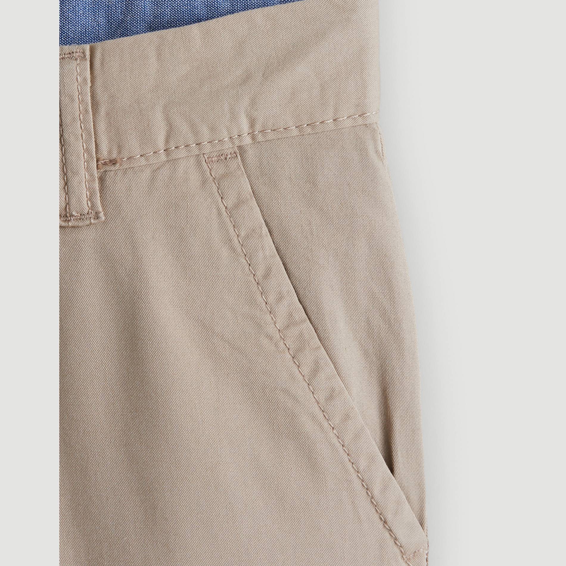 Bermuda slack en twill, Coquille, large image number 2