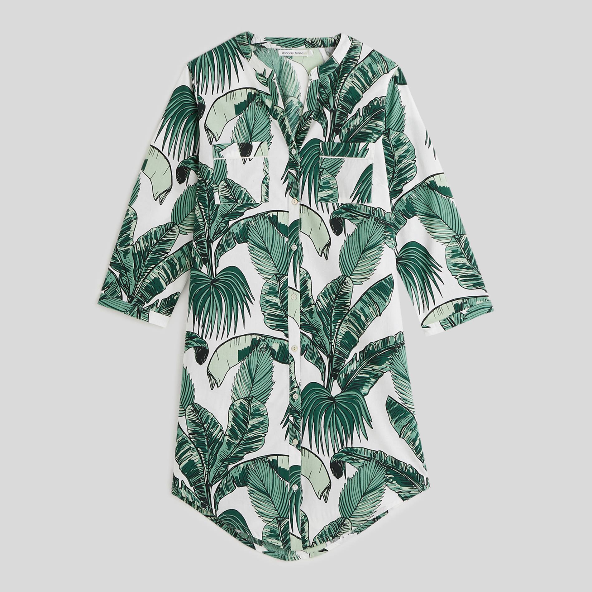 Chemise de nuit, Vert foncé, large image number 0