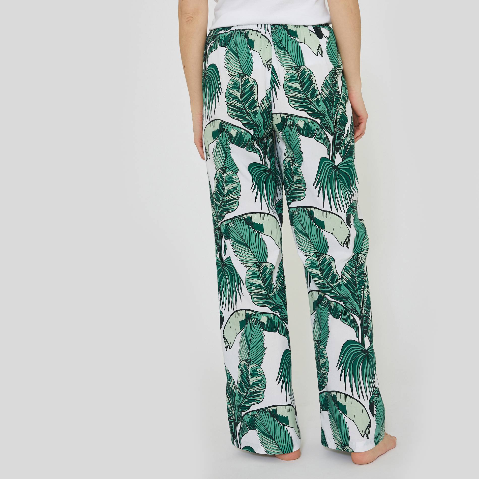 Pantalon en coton BIO, Vert foncé, large image number 1.0