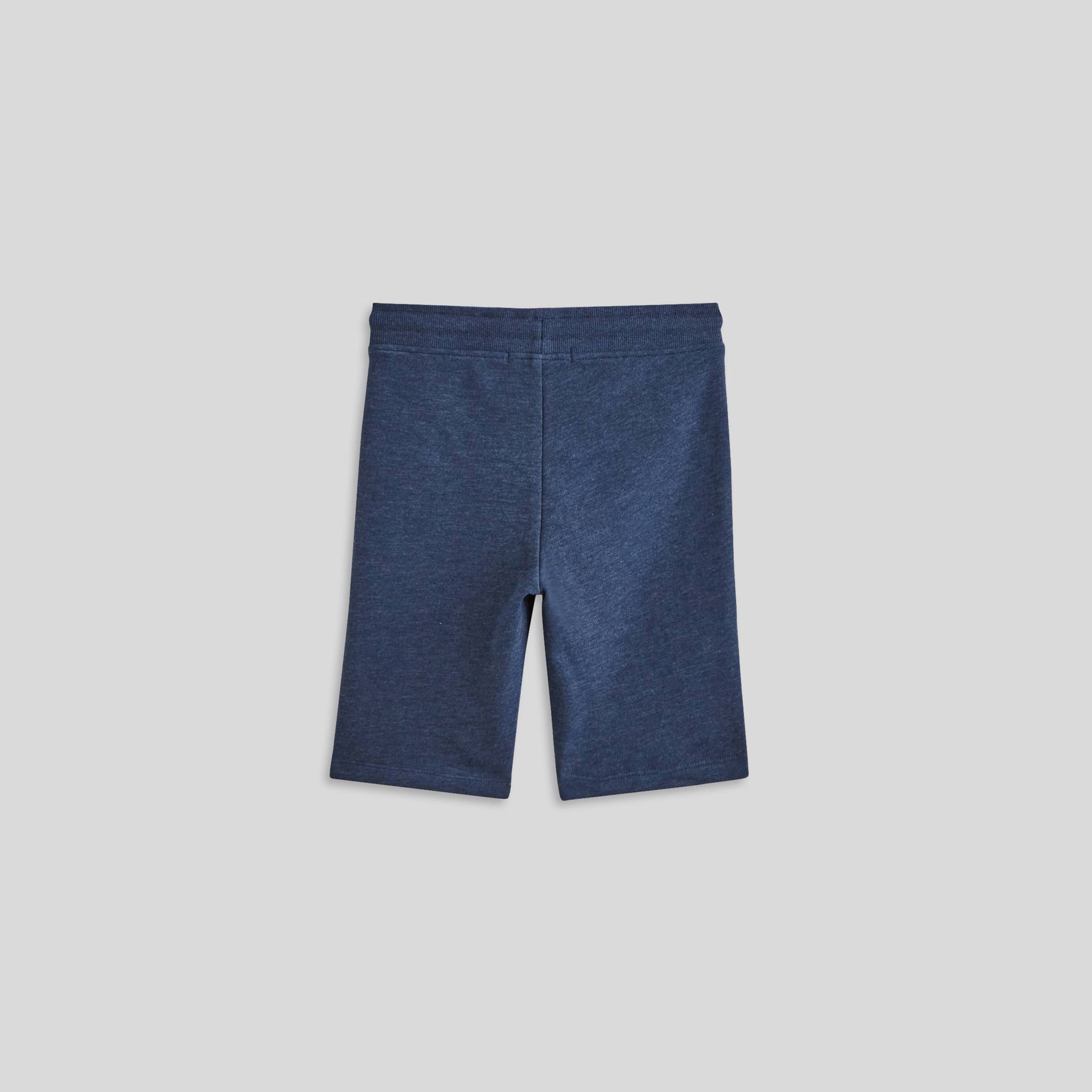 Bermuda molleton en coton BIO, Bleu marine, large image number 1.0