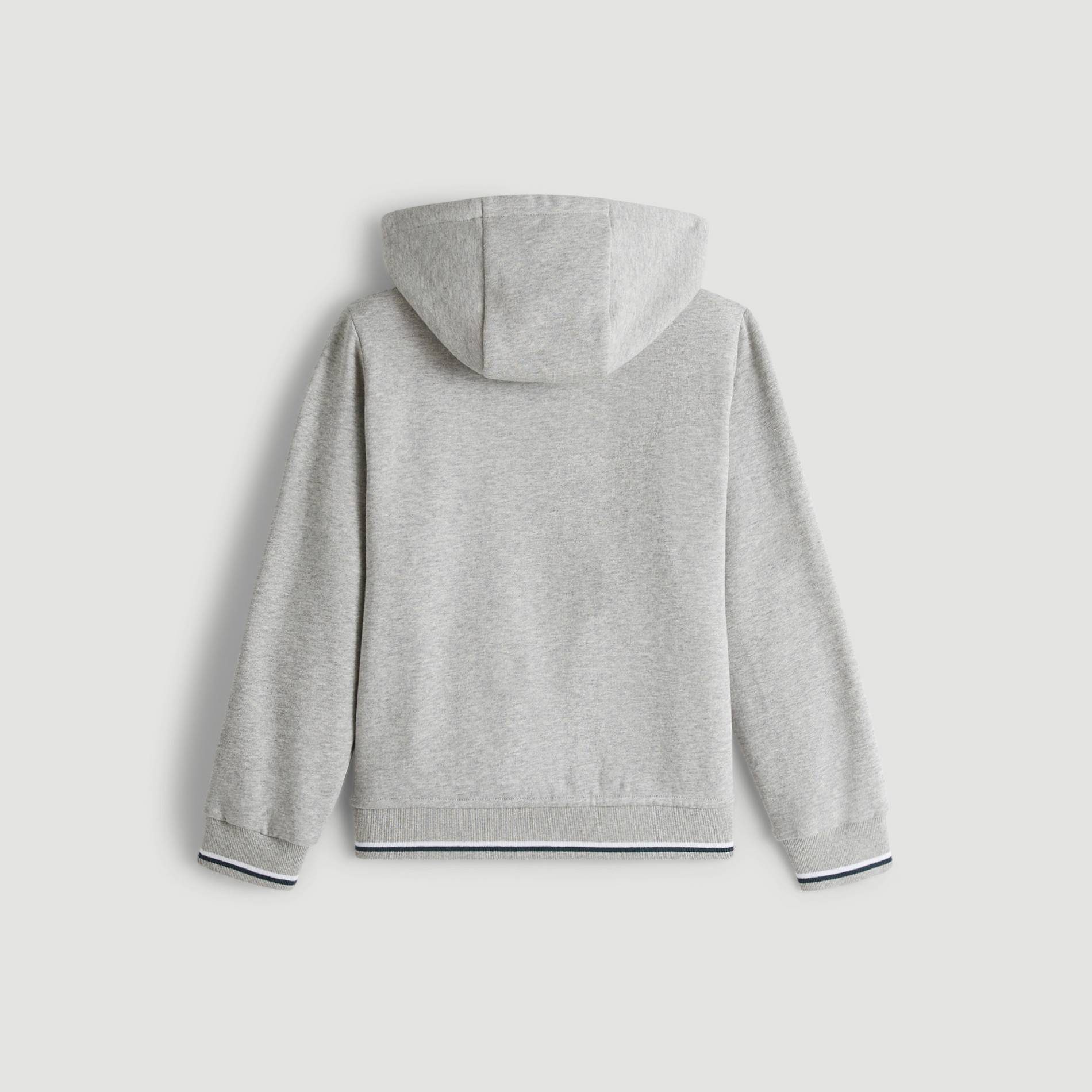 Teddy à capuche, Gris moyen, large image number 1