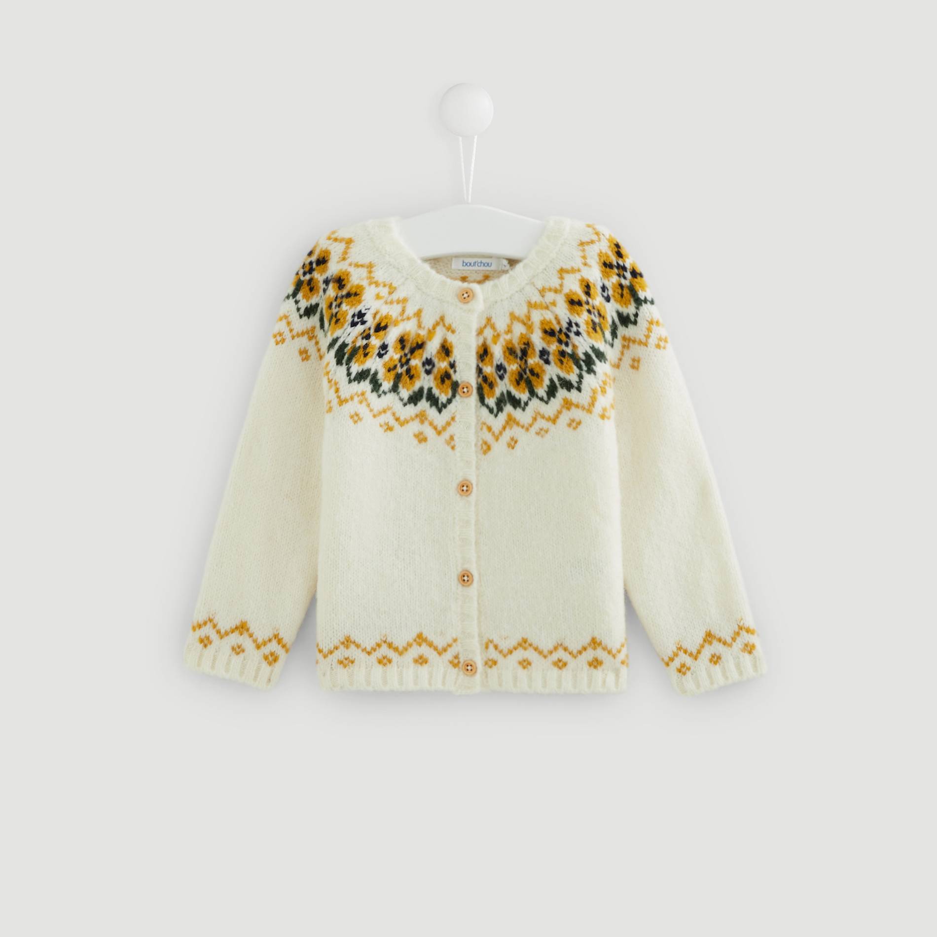 Cardigan, Ecru, large image number 0