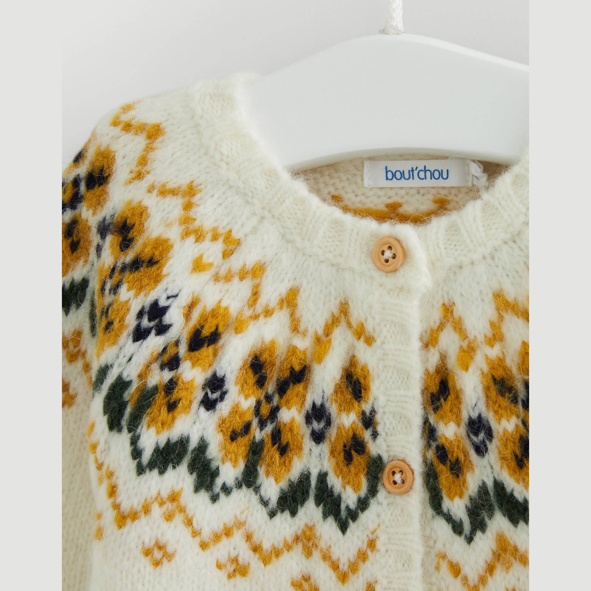 Cardigan, Ecru, large image number 2