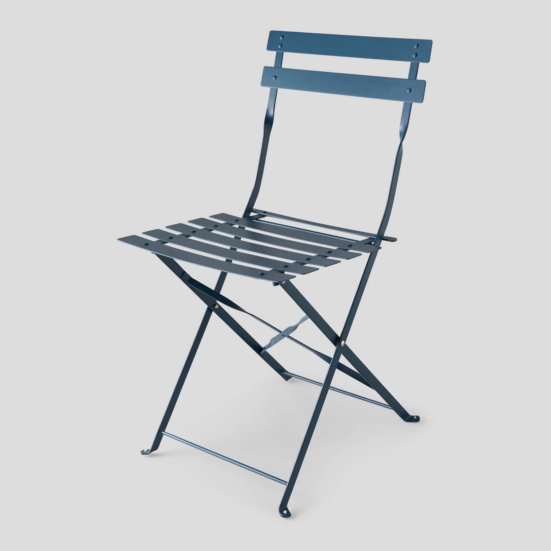 Chaise de jardin, 40xH80cm, en métal, Indigo, large image number 0.0