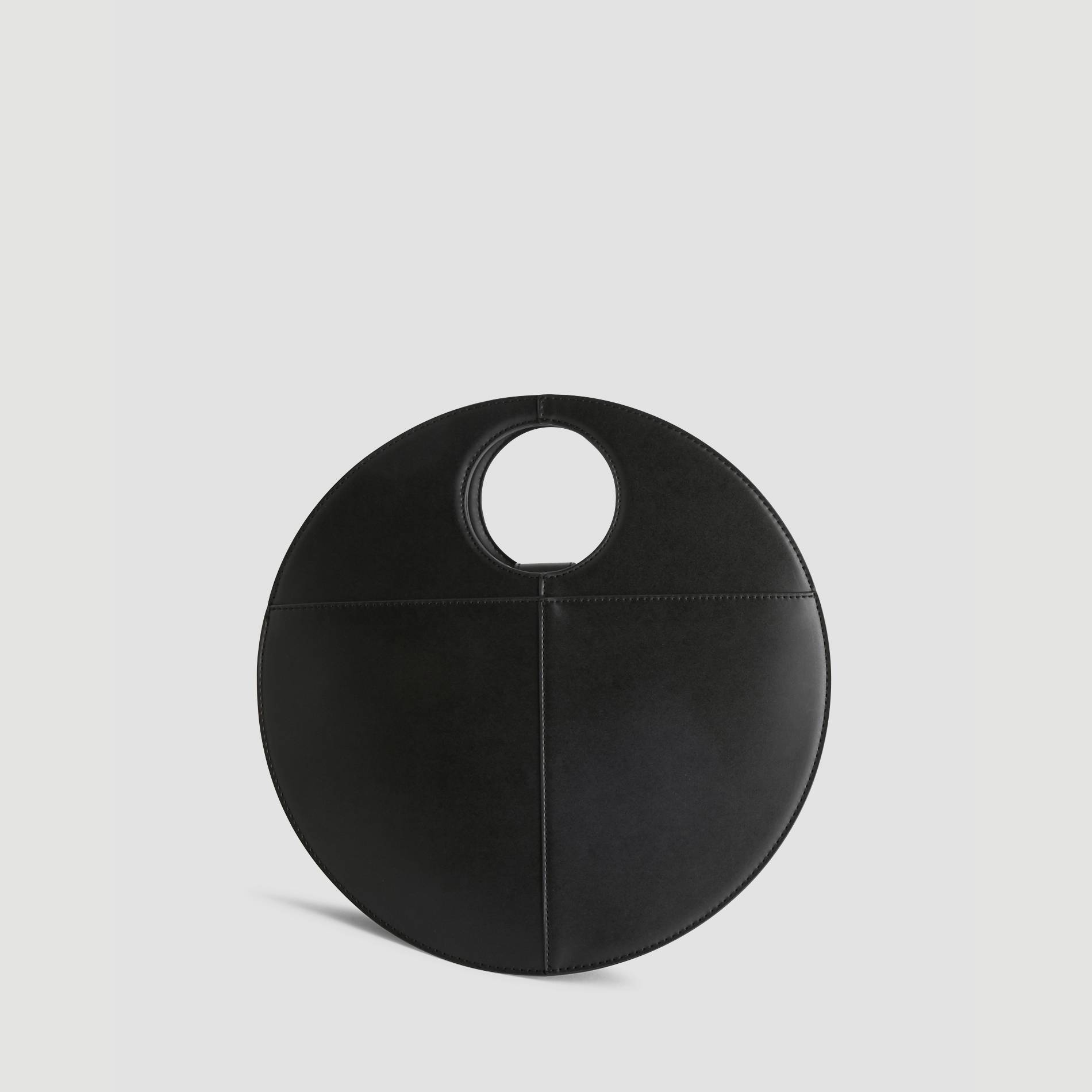 Sac rond, Noir, large image number 1