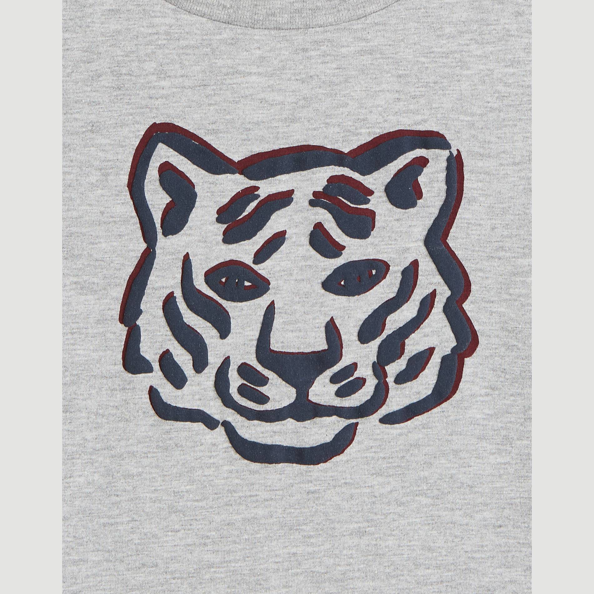 T-shirt a manches longues imprime, Gris clair, large image number 2