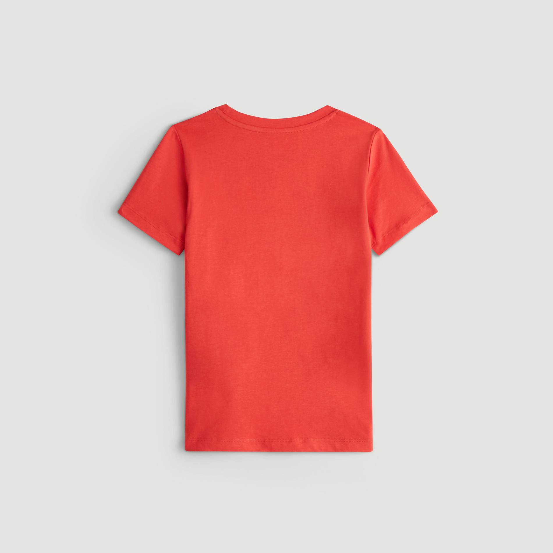 T-shirt manches courtes en coton BIO, Orange, large image number 1.0
