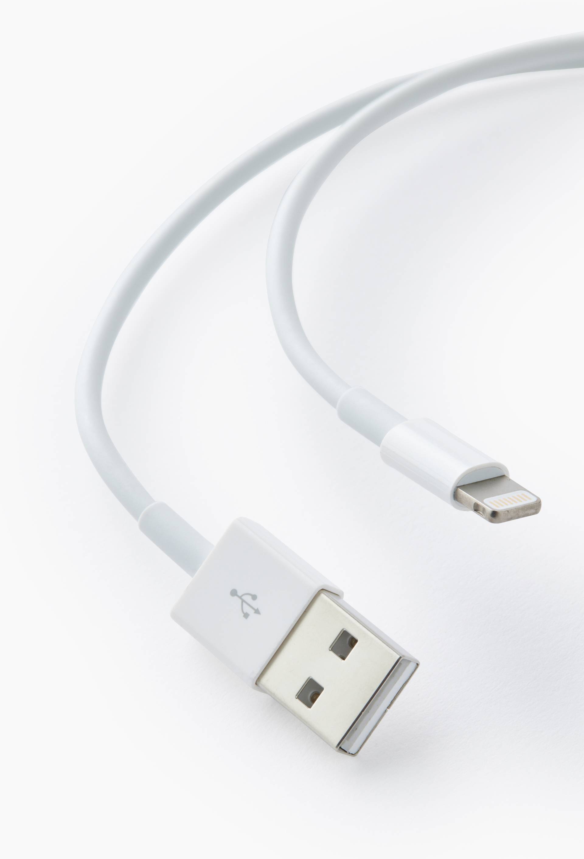 C&acirc;ble usb vers lightning, 2m, Blanc, large image number 1