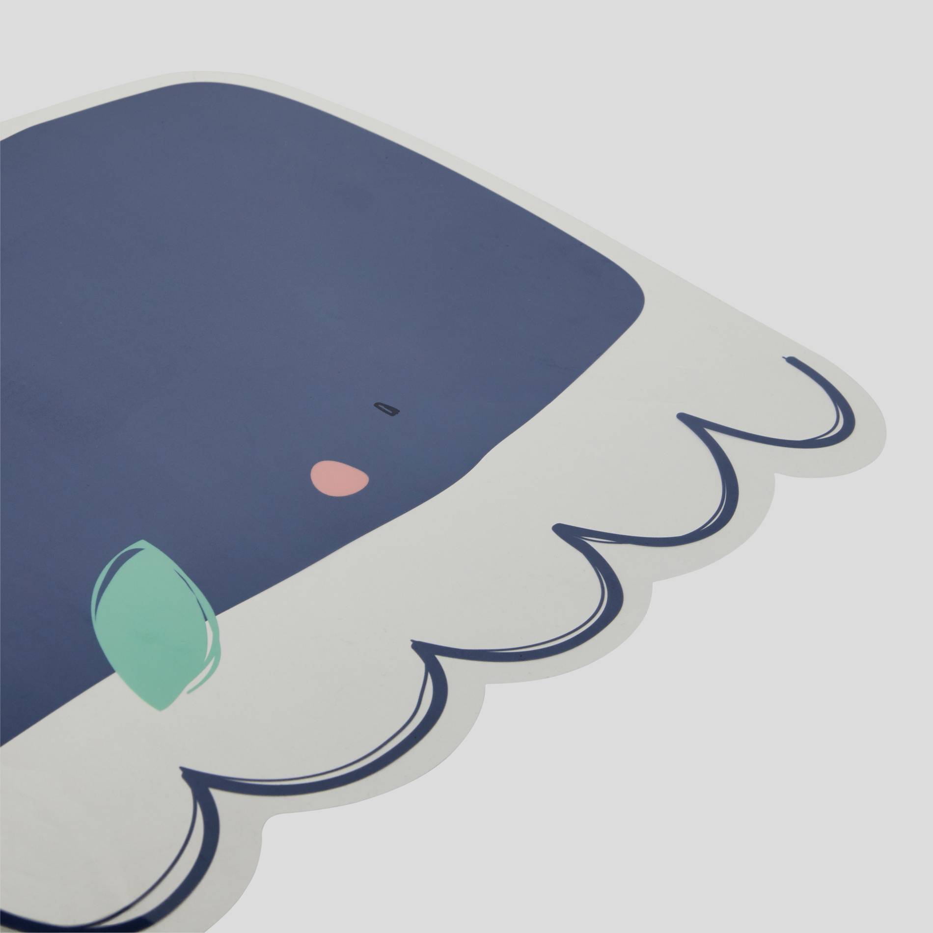 Sticker - Baleine, Blanc, large image number 1