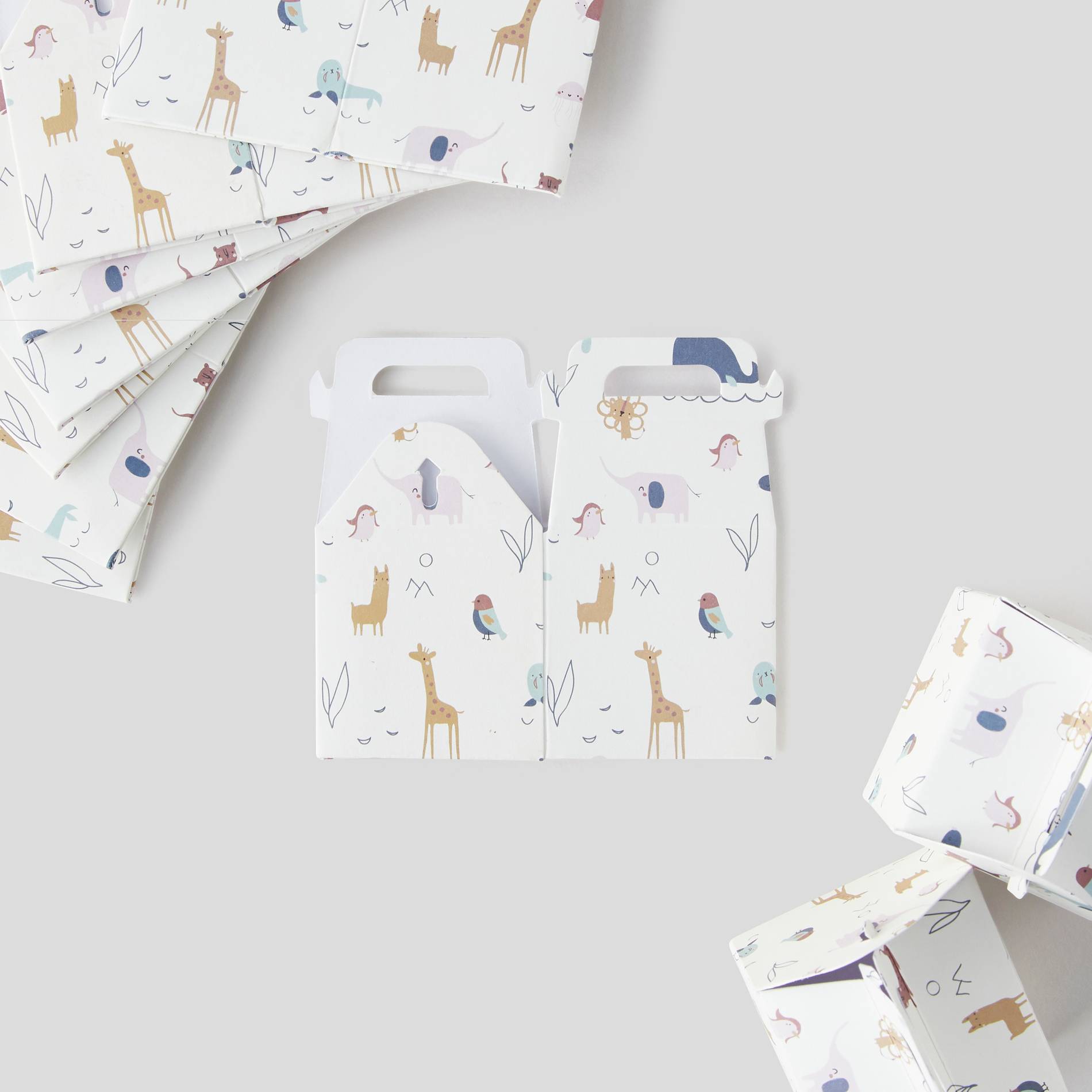 10 petites boites en carton, Blanc, large image number 1.0