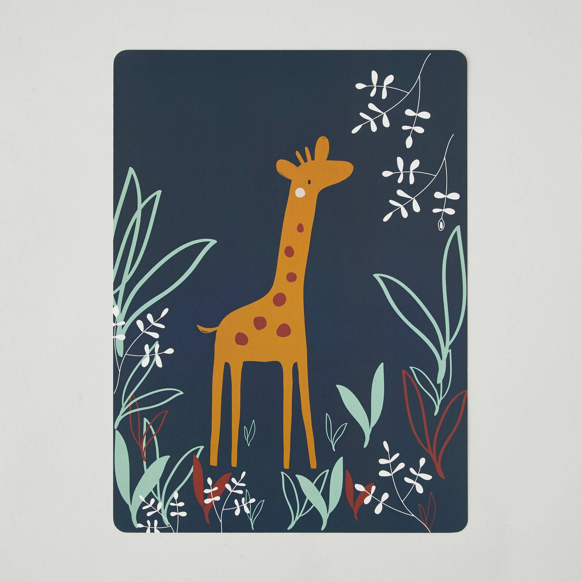 Poster - Girafe, Blanc, large image number 0.0