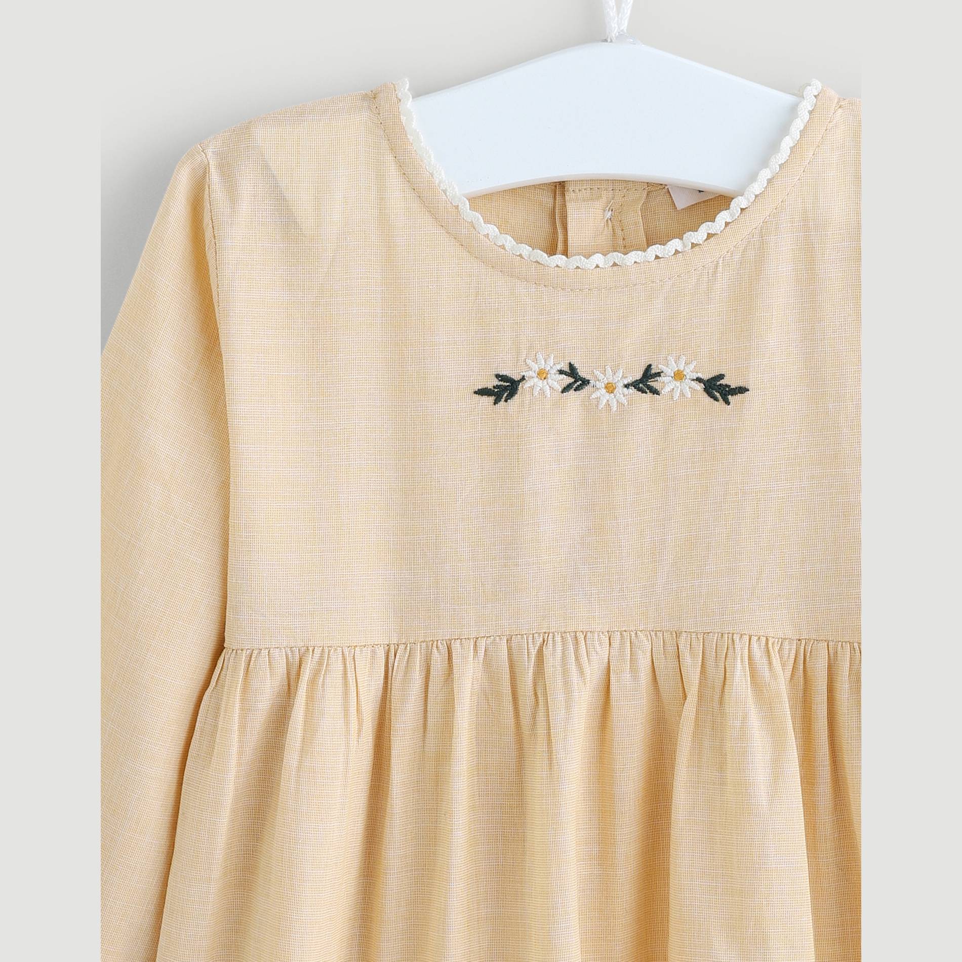 Blouse manches longues en coton BIO, Jaune clair, large image number 2