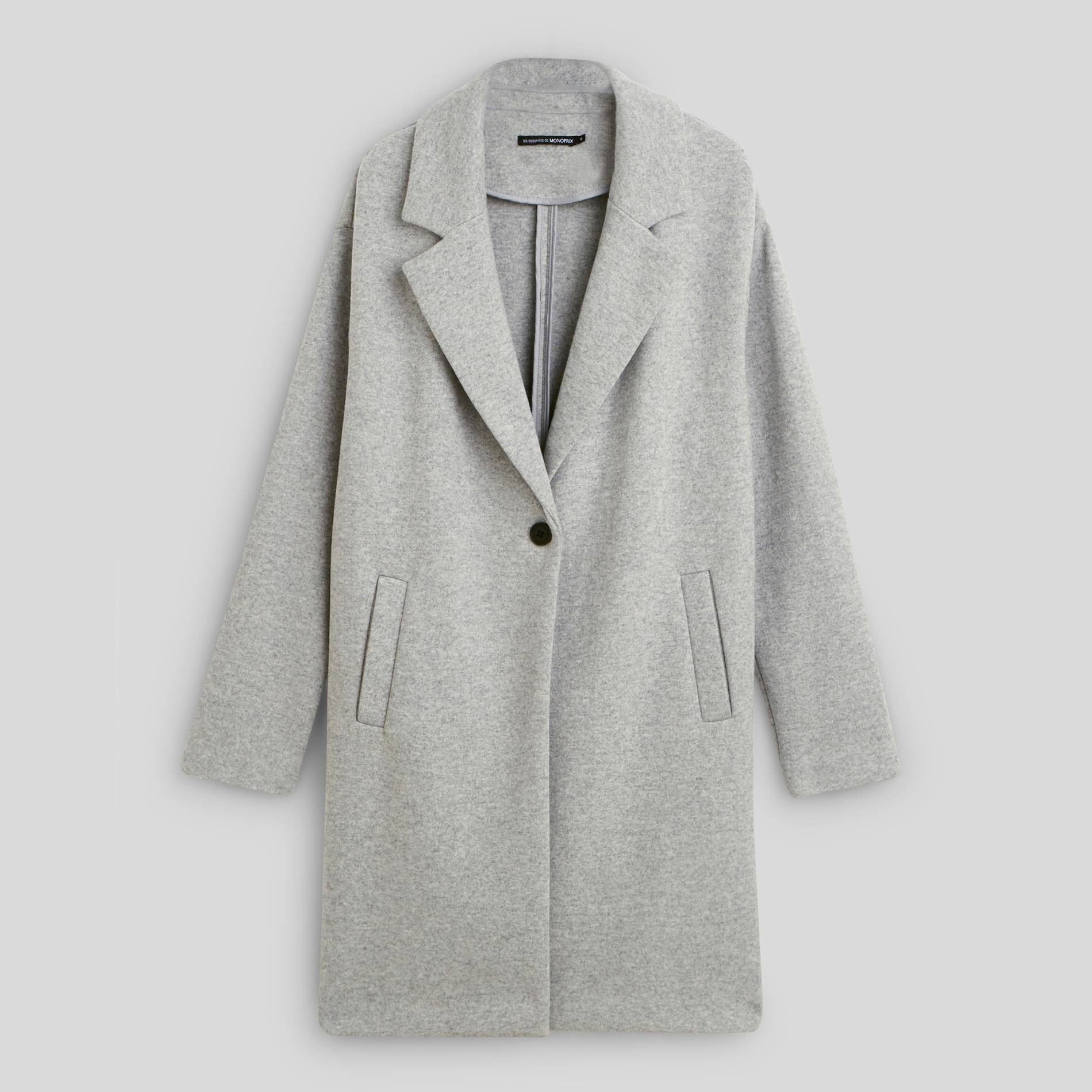 Manteau en maille, Argent, large image number 2