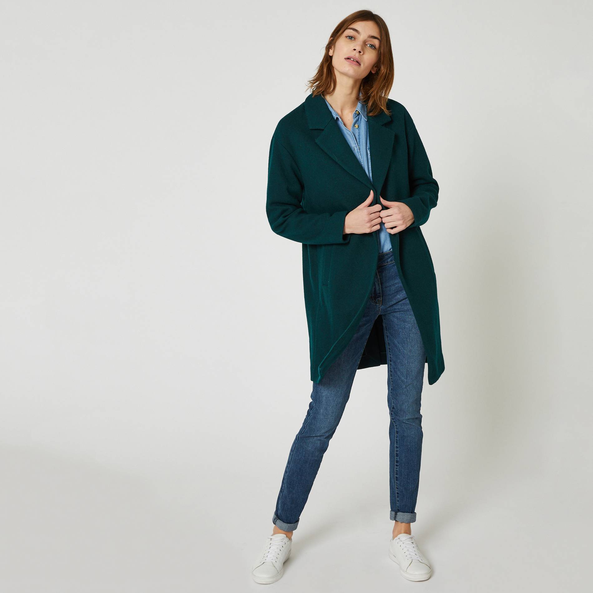 Manteau en maille, Vert clair, large image number 0.0