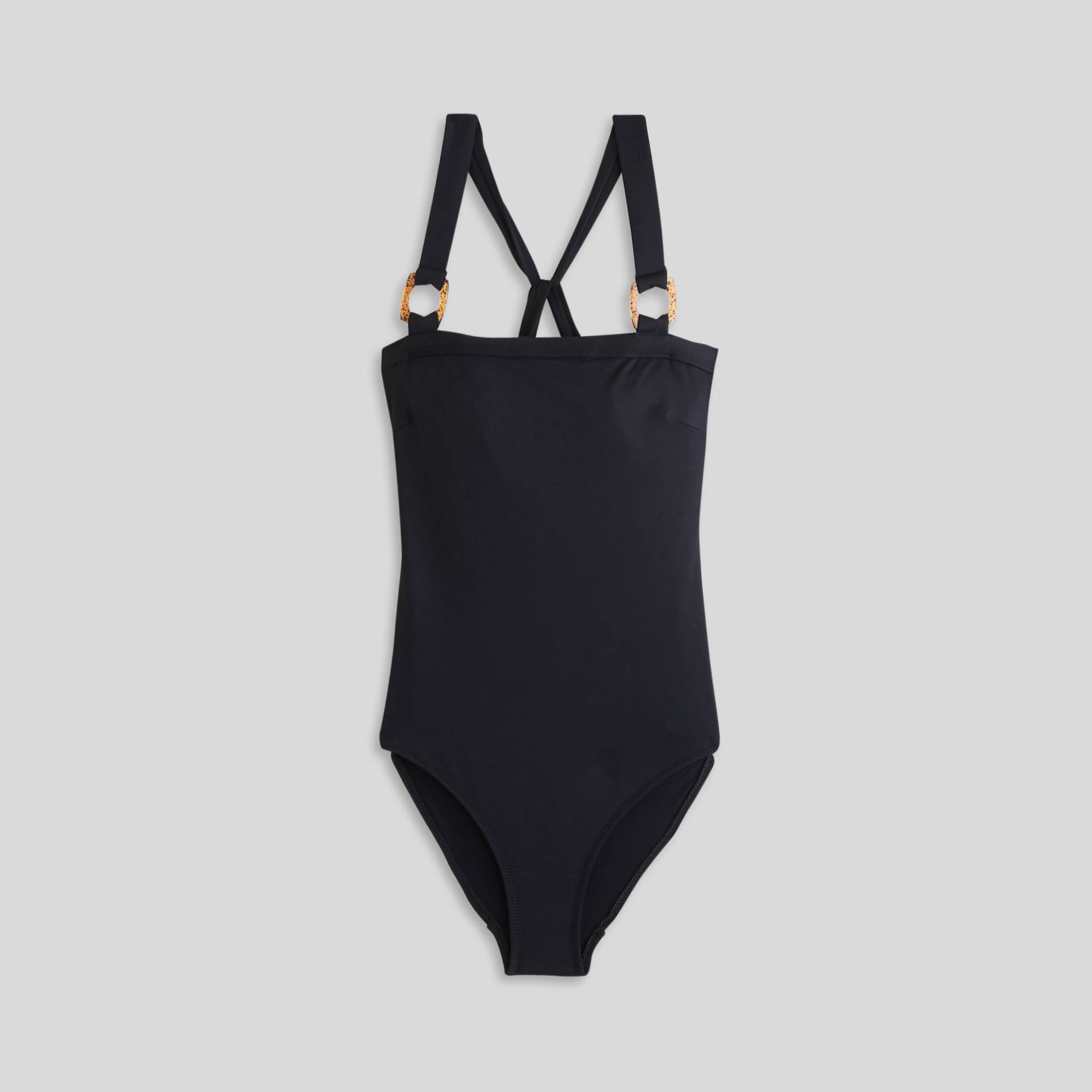 Maillot de bain 1 pièce, Noir, large image number 2.0