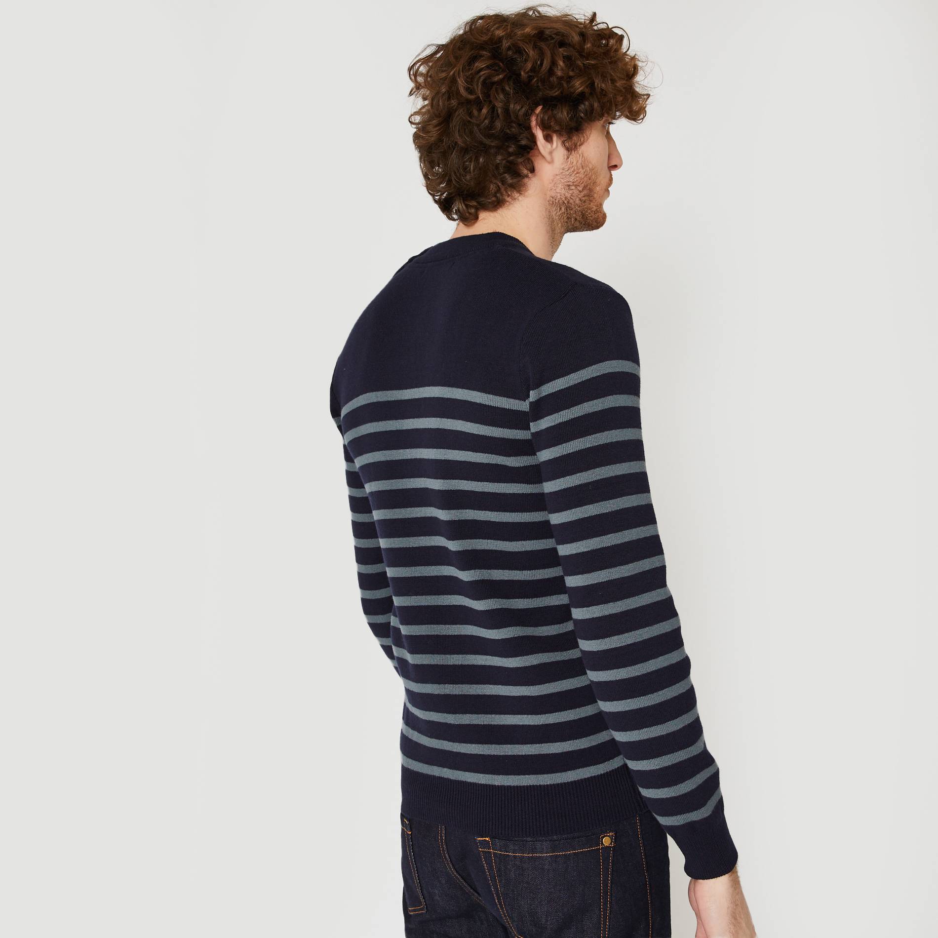Pull, Bleu marine, large image number 1
