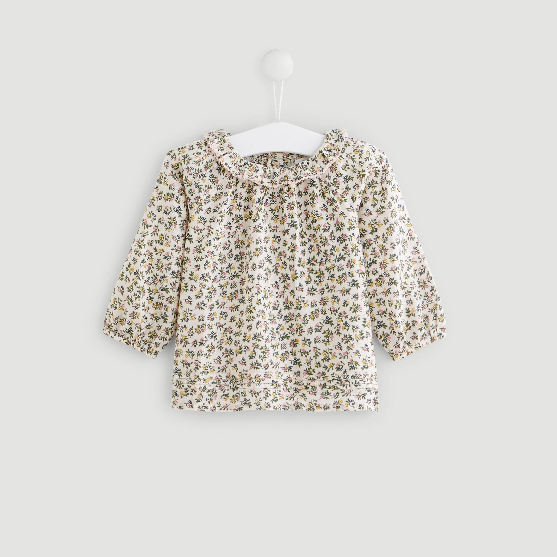 Blouse imprimée, Rose pâle, large image number 0