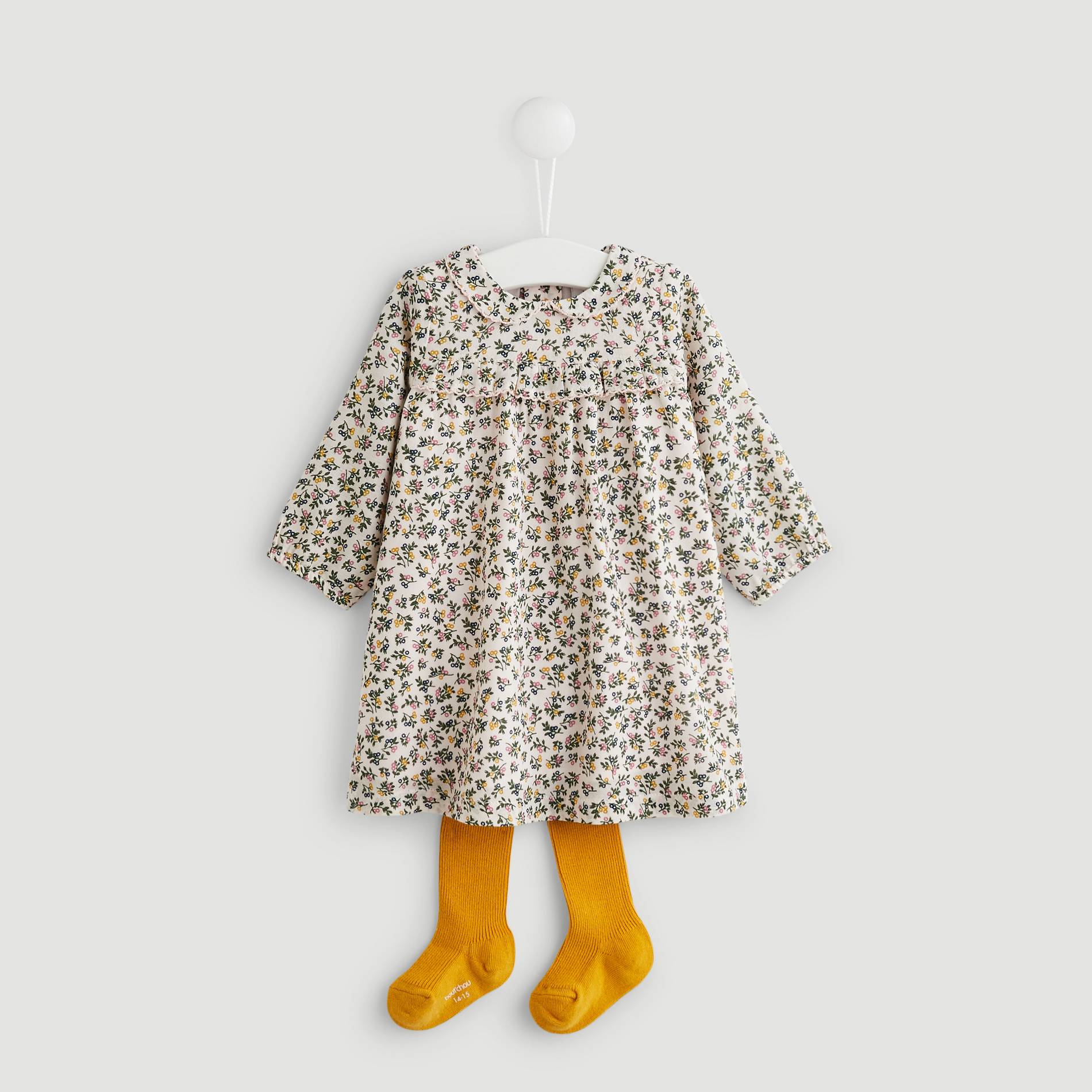 Robe imprimée, Rose pâle, large image number 0