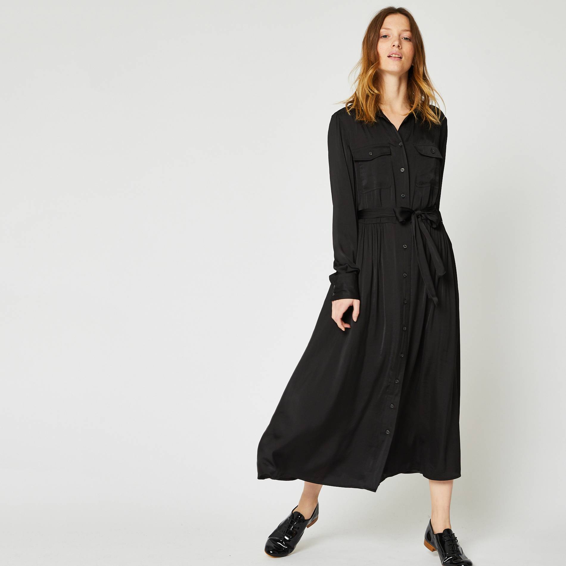 Robe longue, Noir, large image number 0