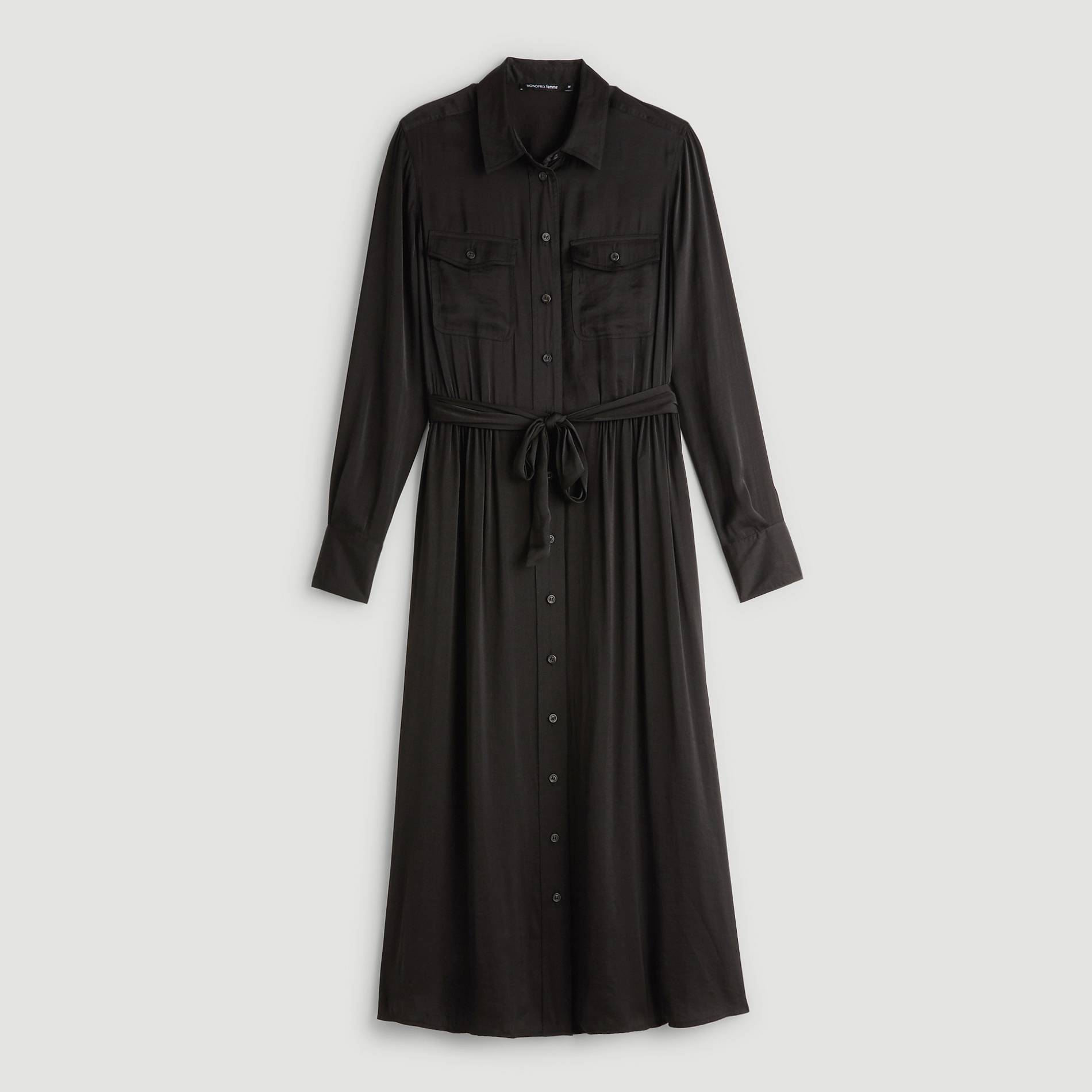 Robe longue, Noir, large image number 2