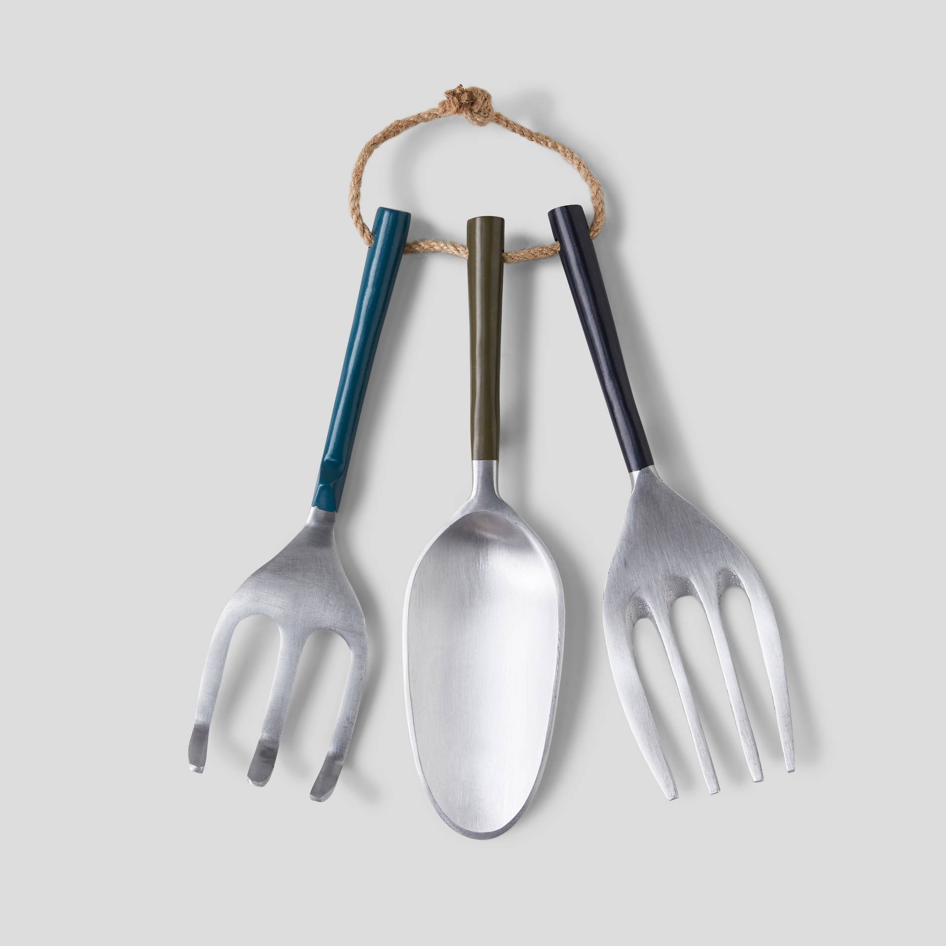 Garden tools, Gris clair, large image number 0.0