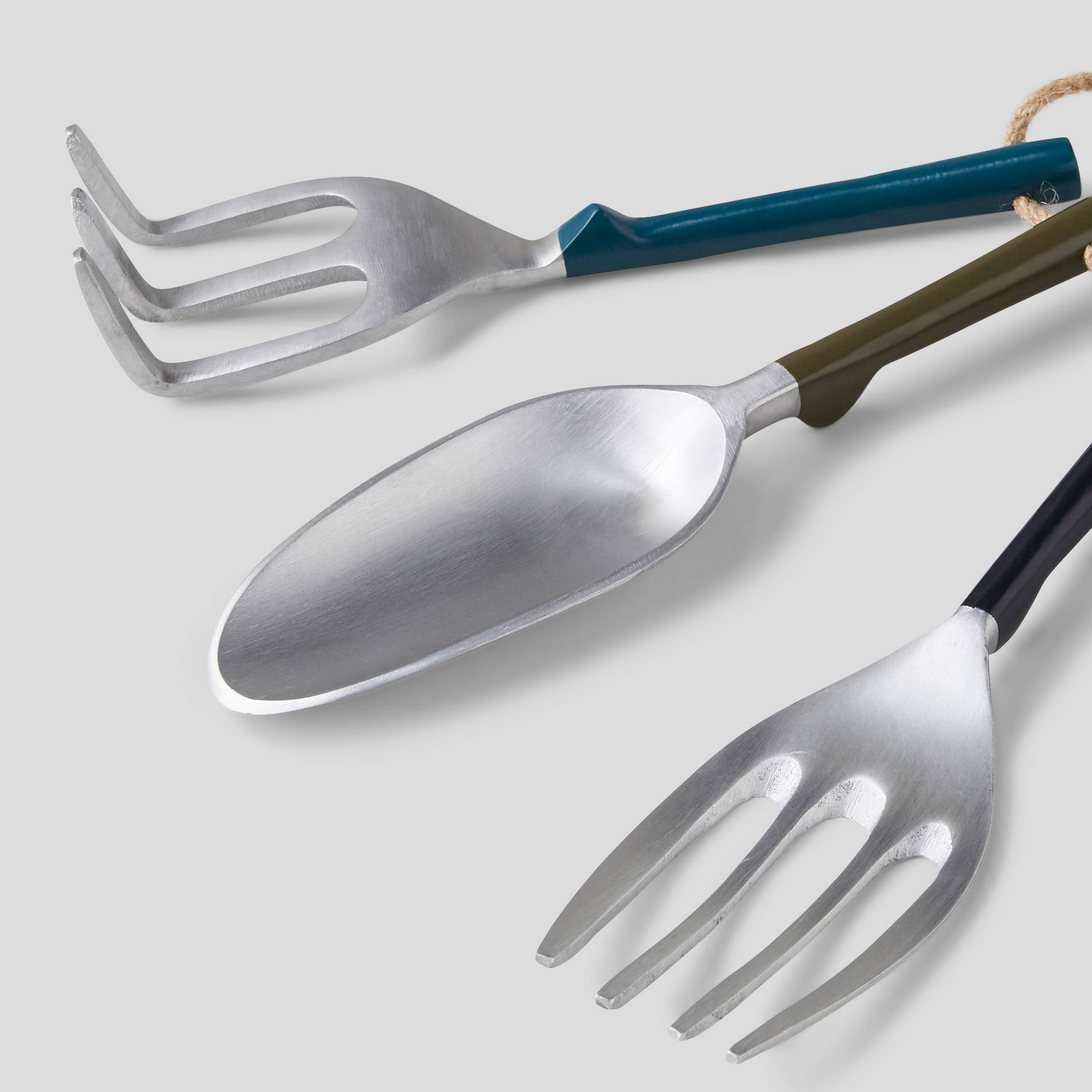 Garden tools, Gris clair, large image number 1