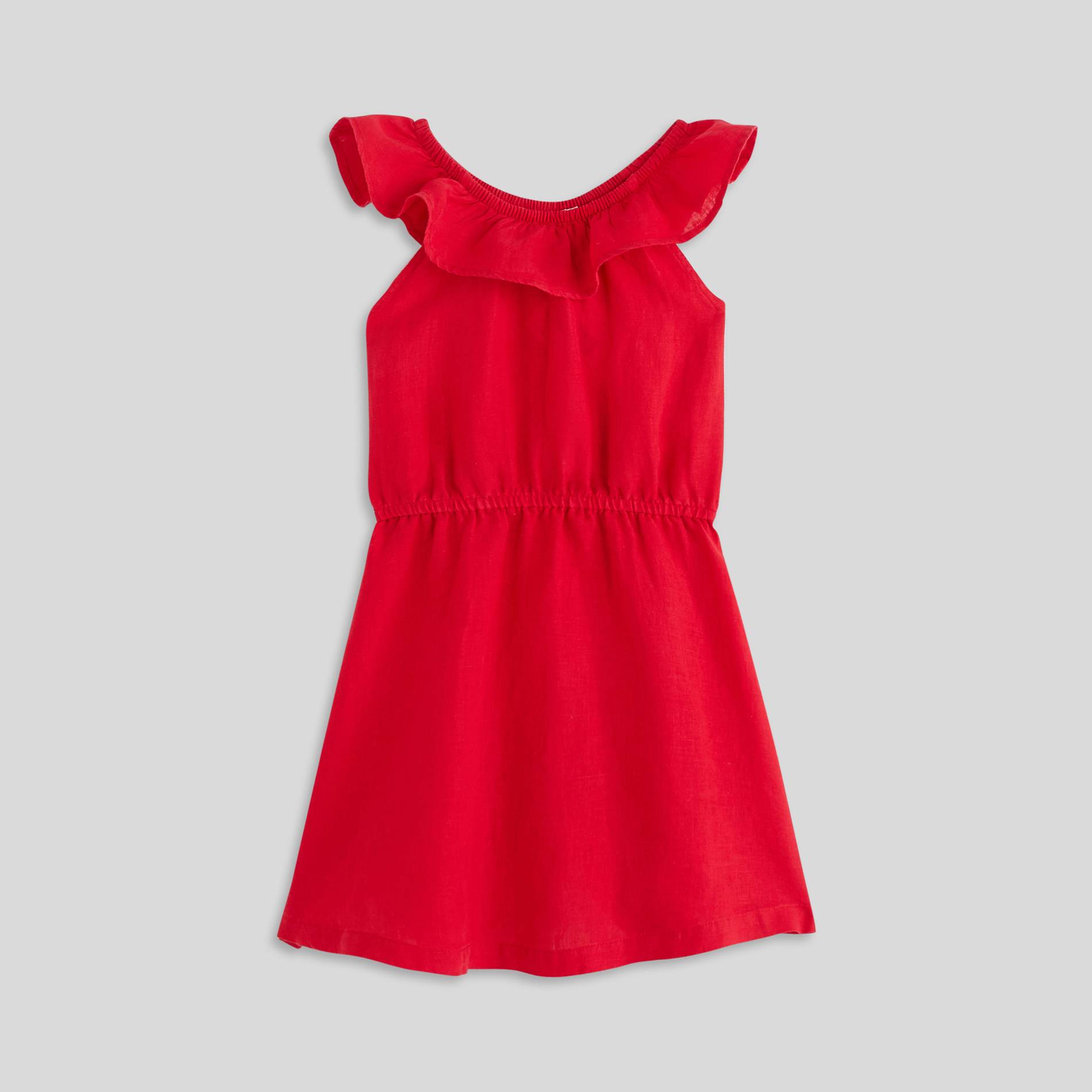 Robe en lin, Cerise, large image number 0