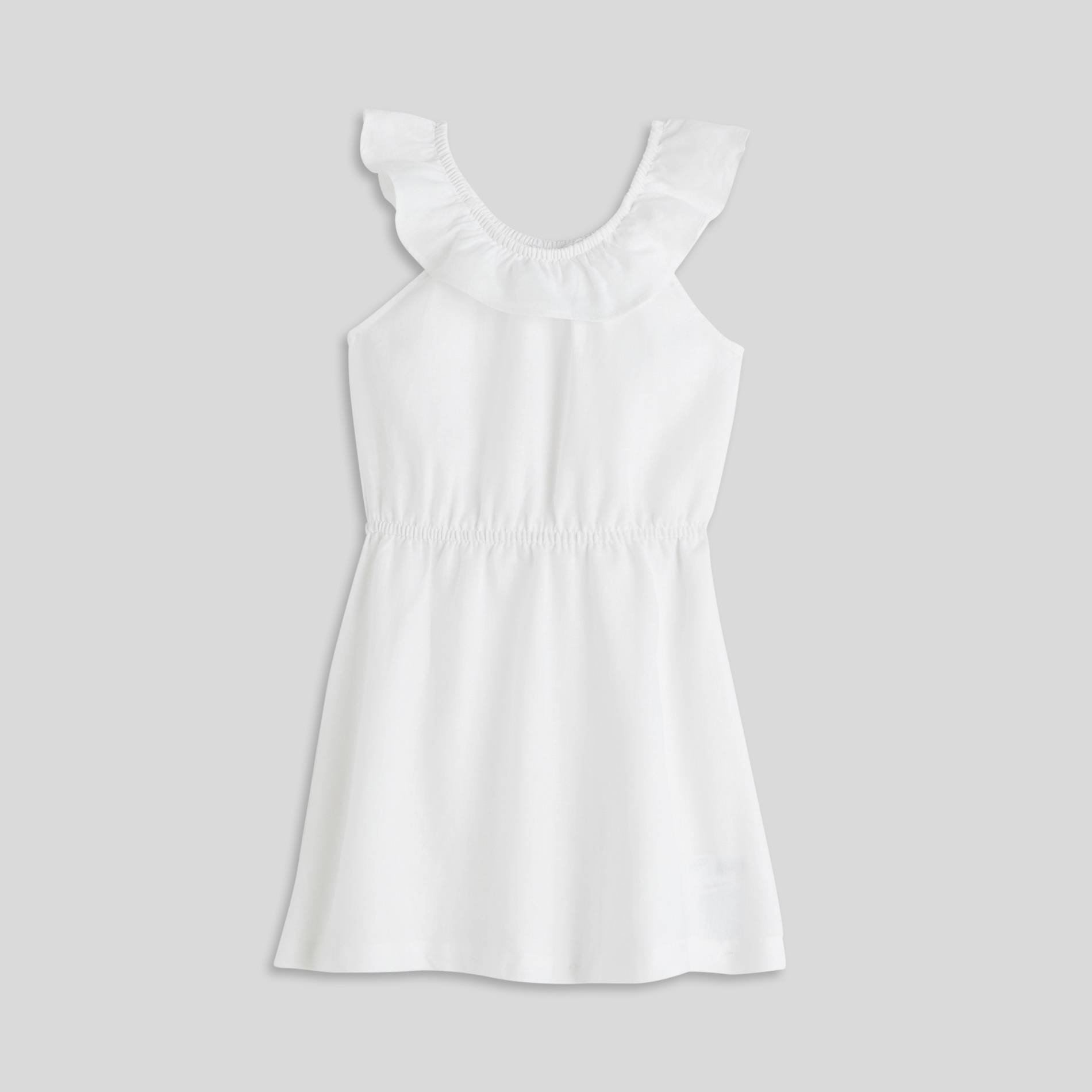 Robe en lin, Blanc, large image number 0