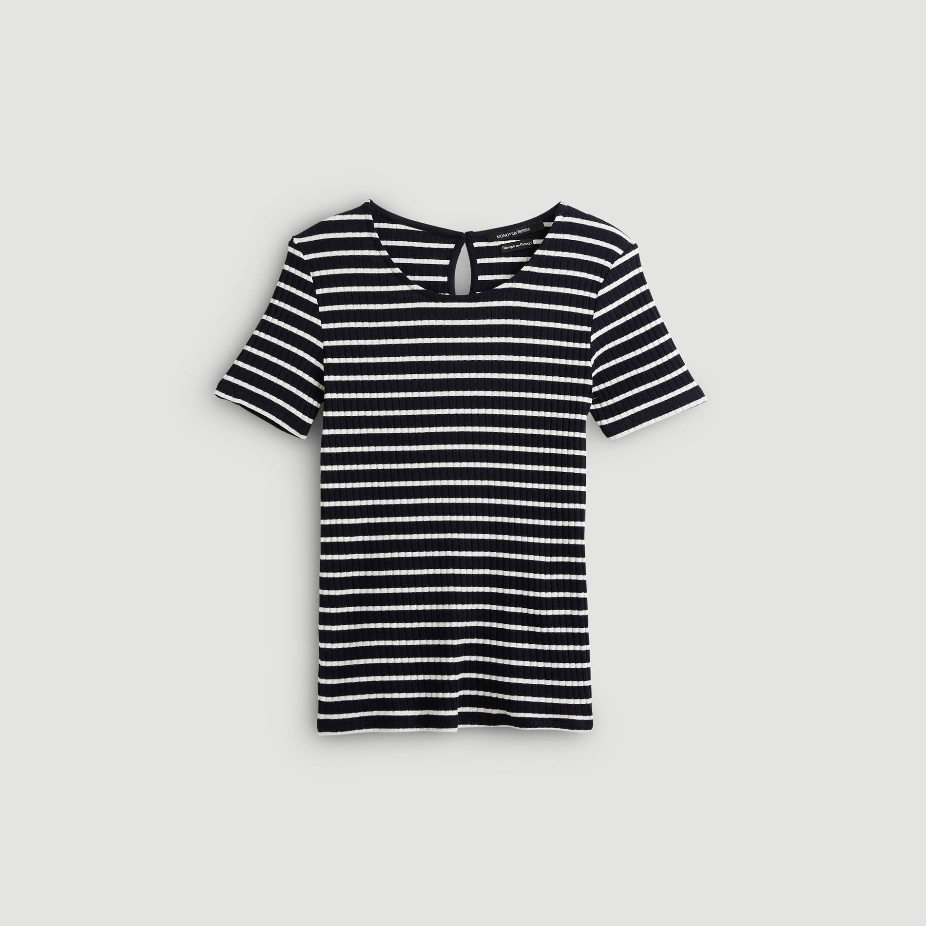 T-shirt, Bleu marine, large image number 2